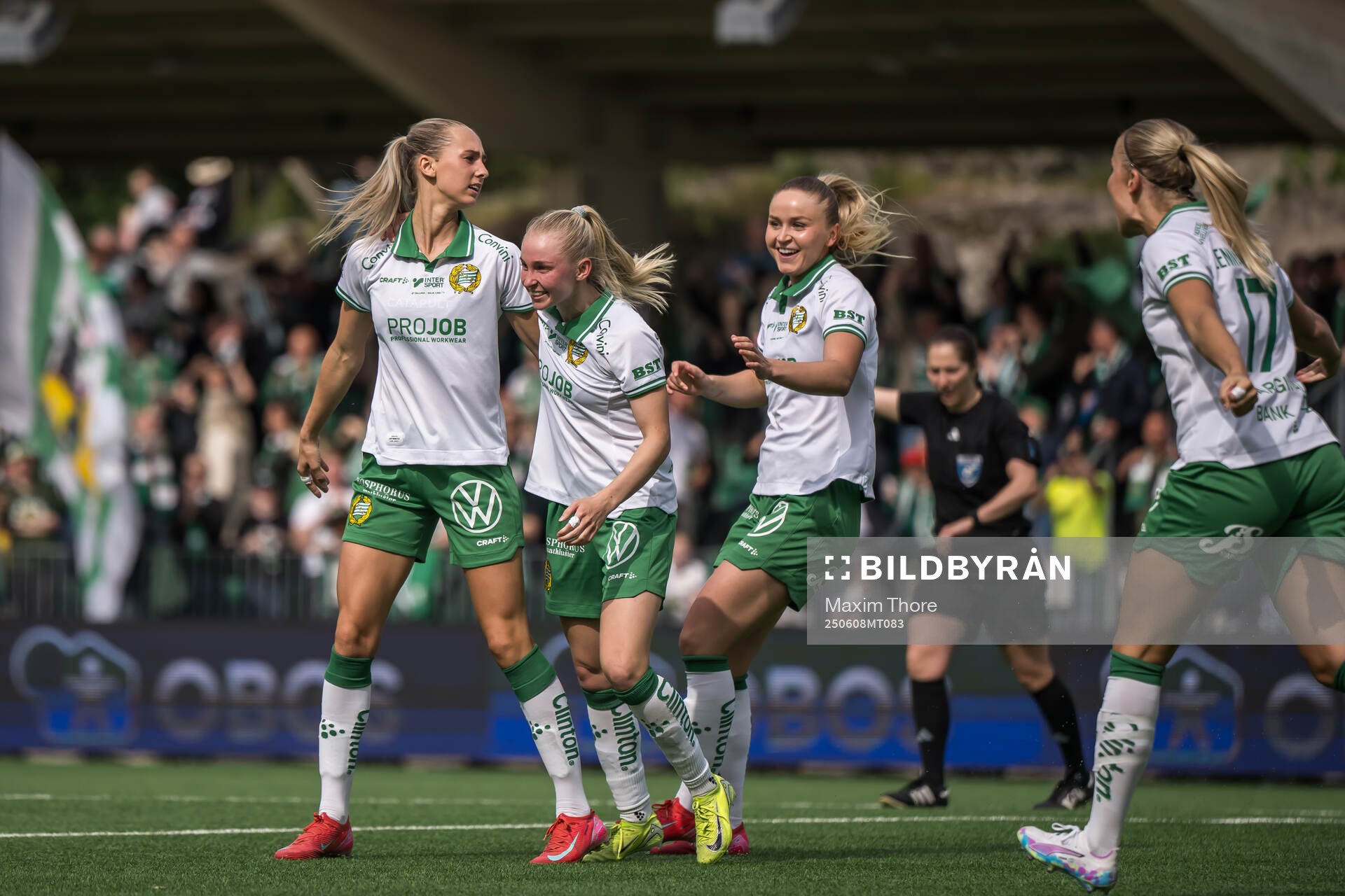 Hammarbys Ellen Wangerheim jublar
