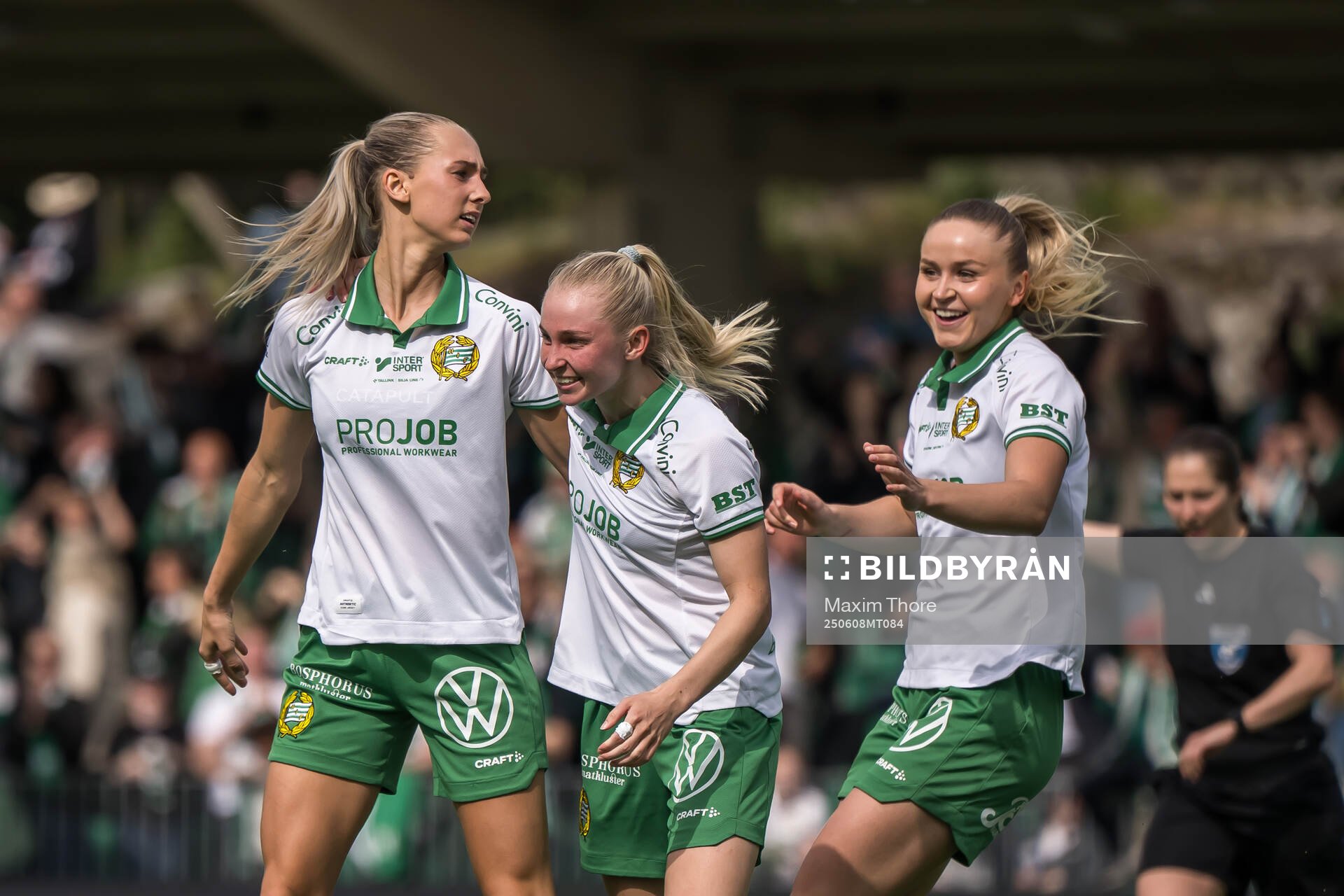 Hammarbys Ellen Wangerheim jublar