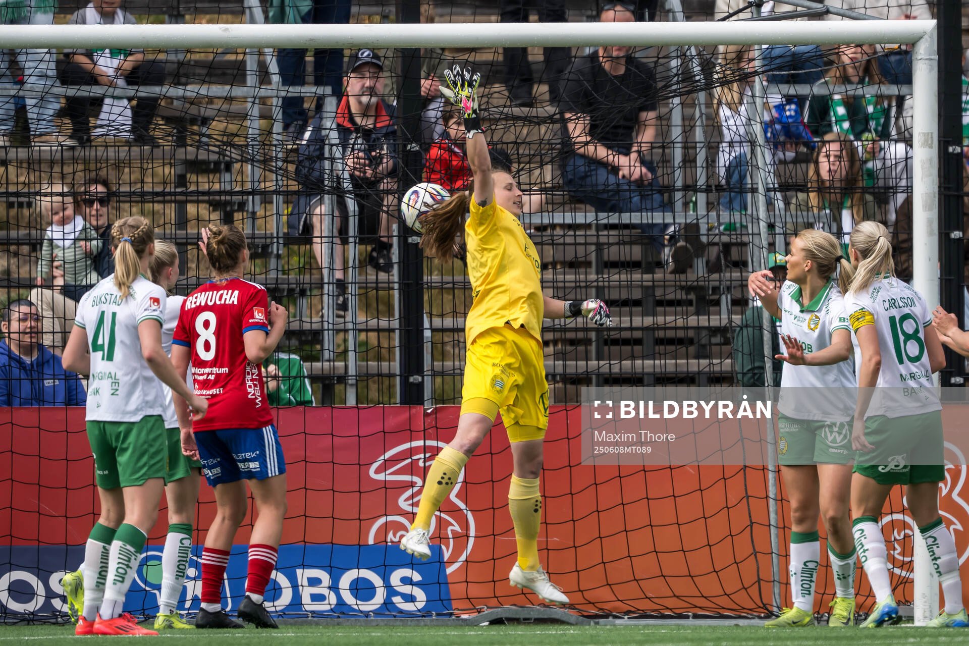 Hammarbys målvakt Anna Tamminen