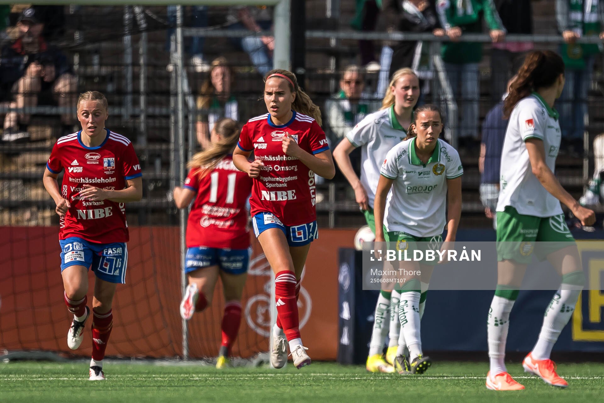 Vittsjös spelare jublar