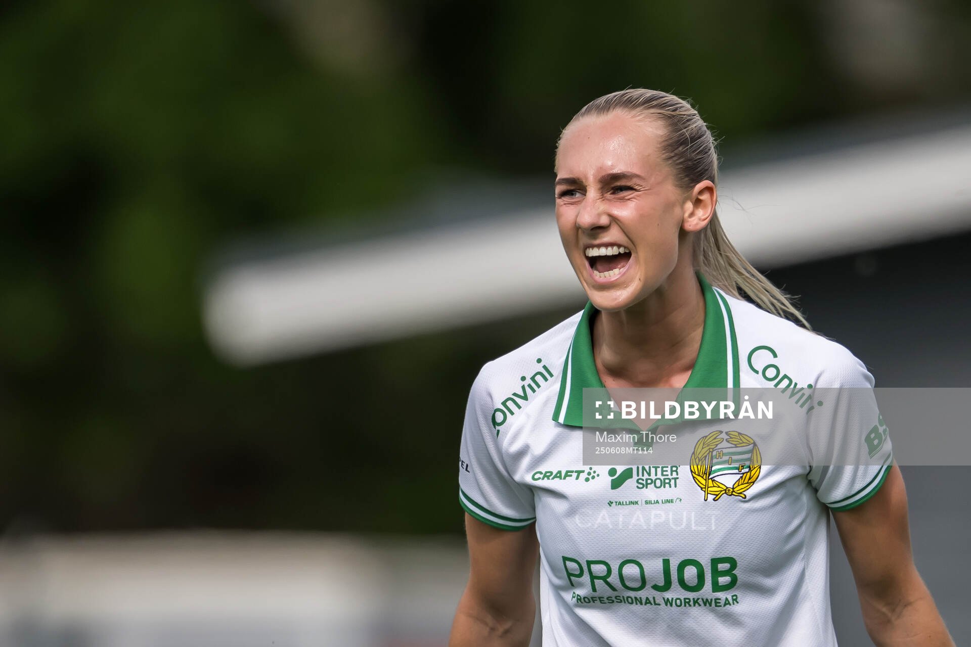 Hammarbys Ellen Wangerheim jublar