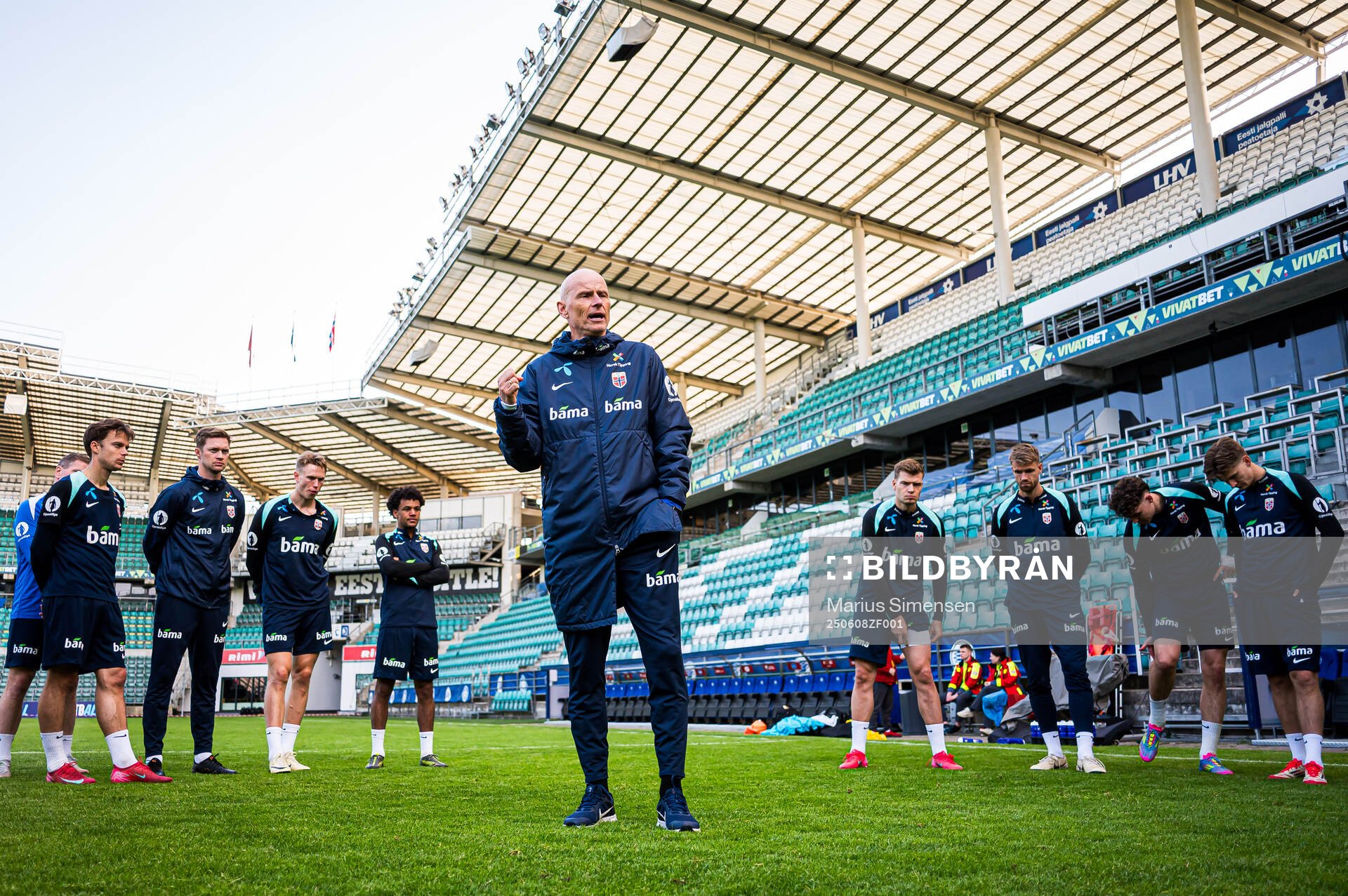 Head coach Ståle Solbakken of the Norwegian national