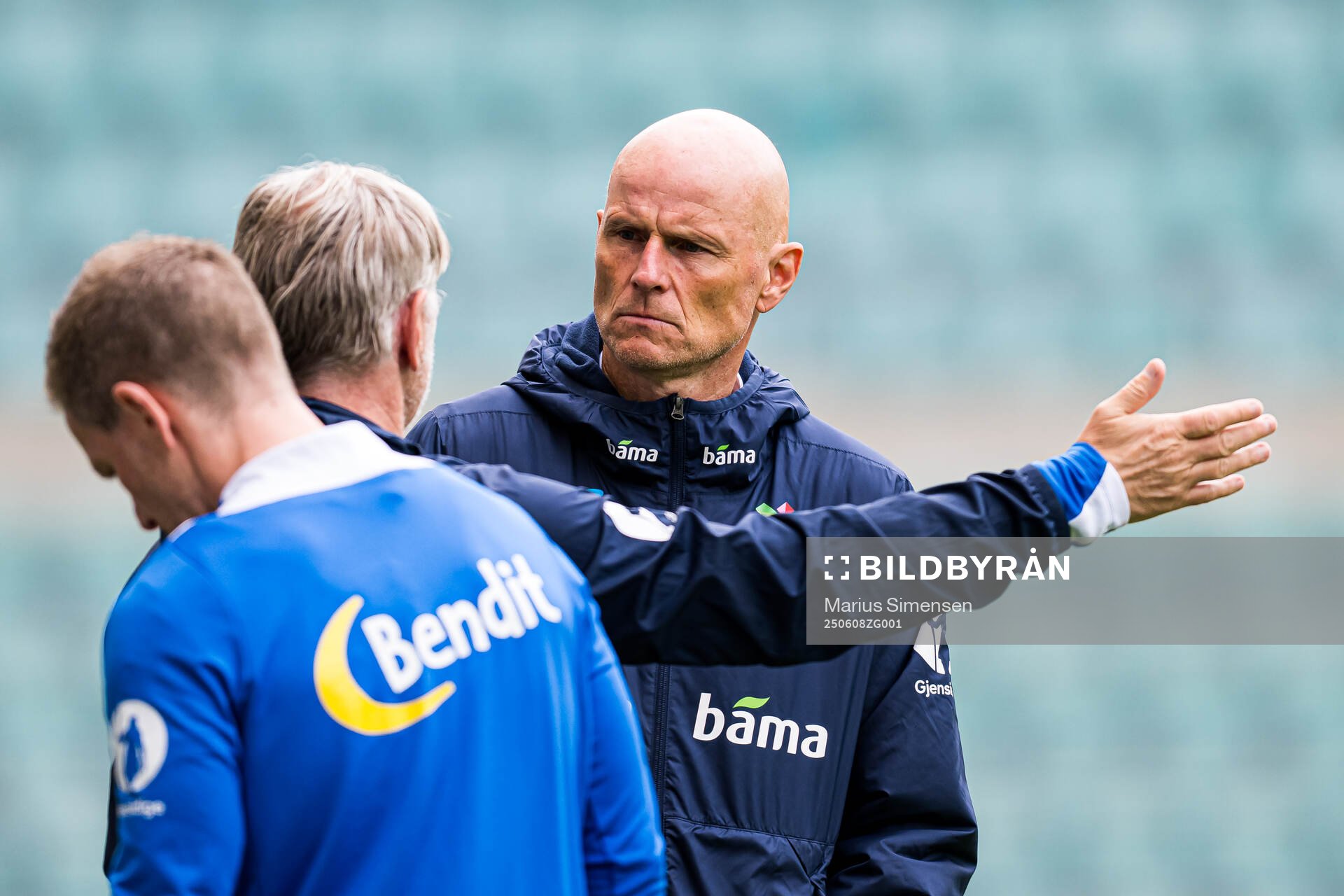Head coach Ståle Solbakken of the Norwegian national