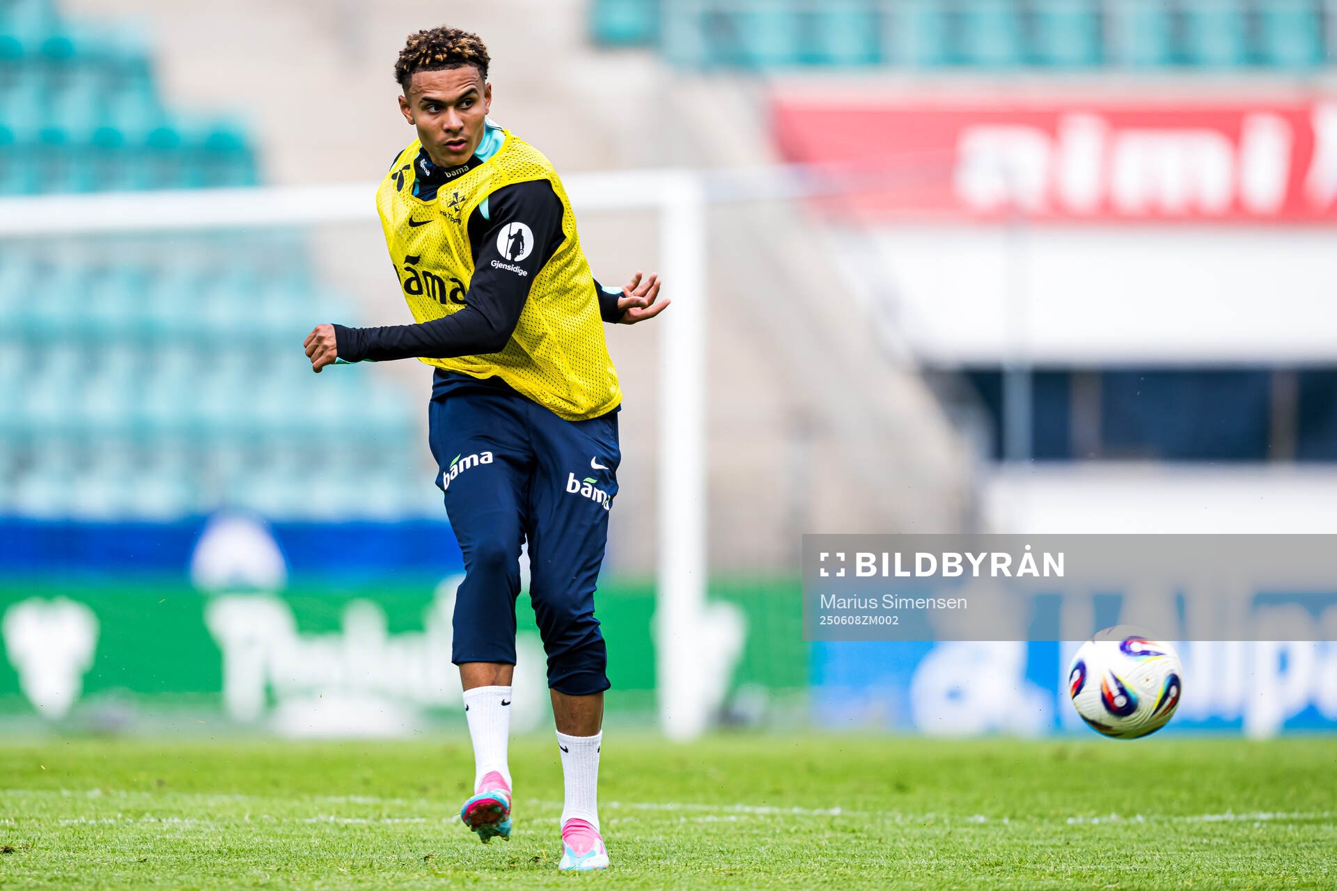 Antonio Nusa of the Norwegian national football team
