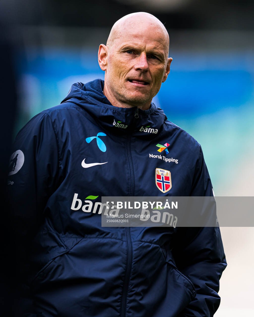 Head coach Ståle Solbakken of the Norwegian national