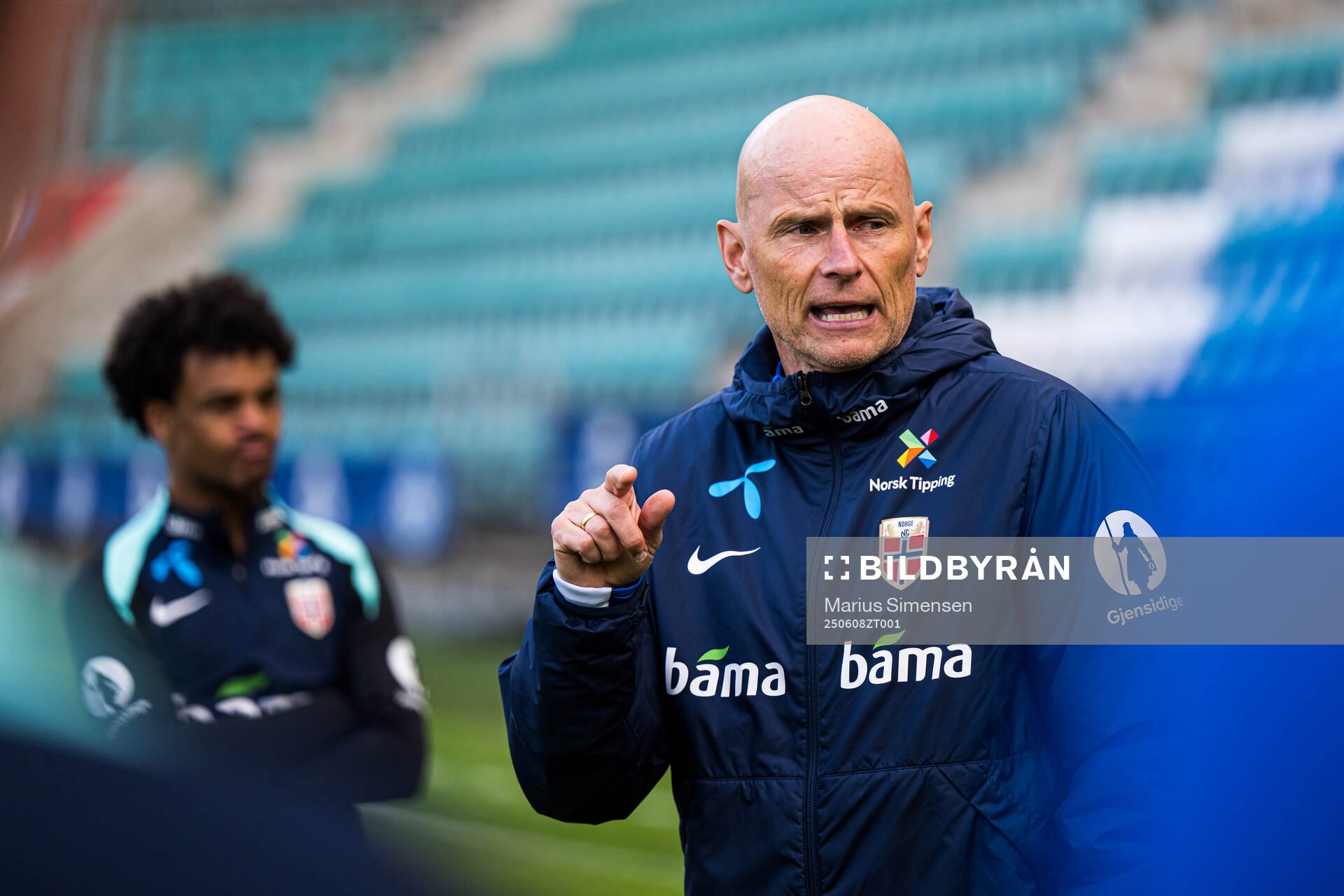 Head coach Ståle Solbakken of the Norwegian national