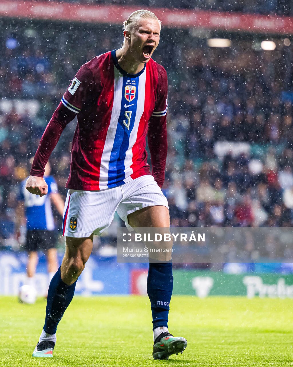 Erling Braut Haaland of Norway celebrates