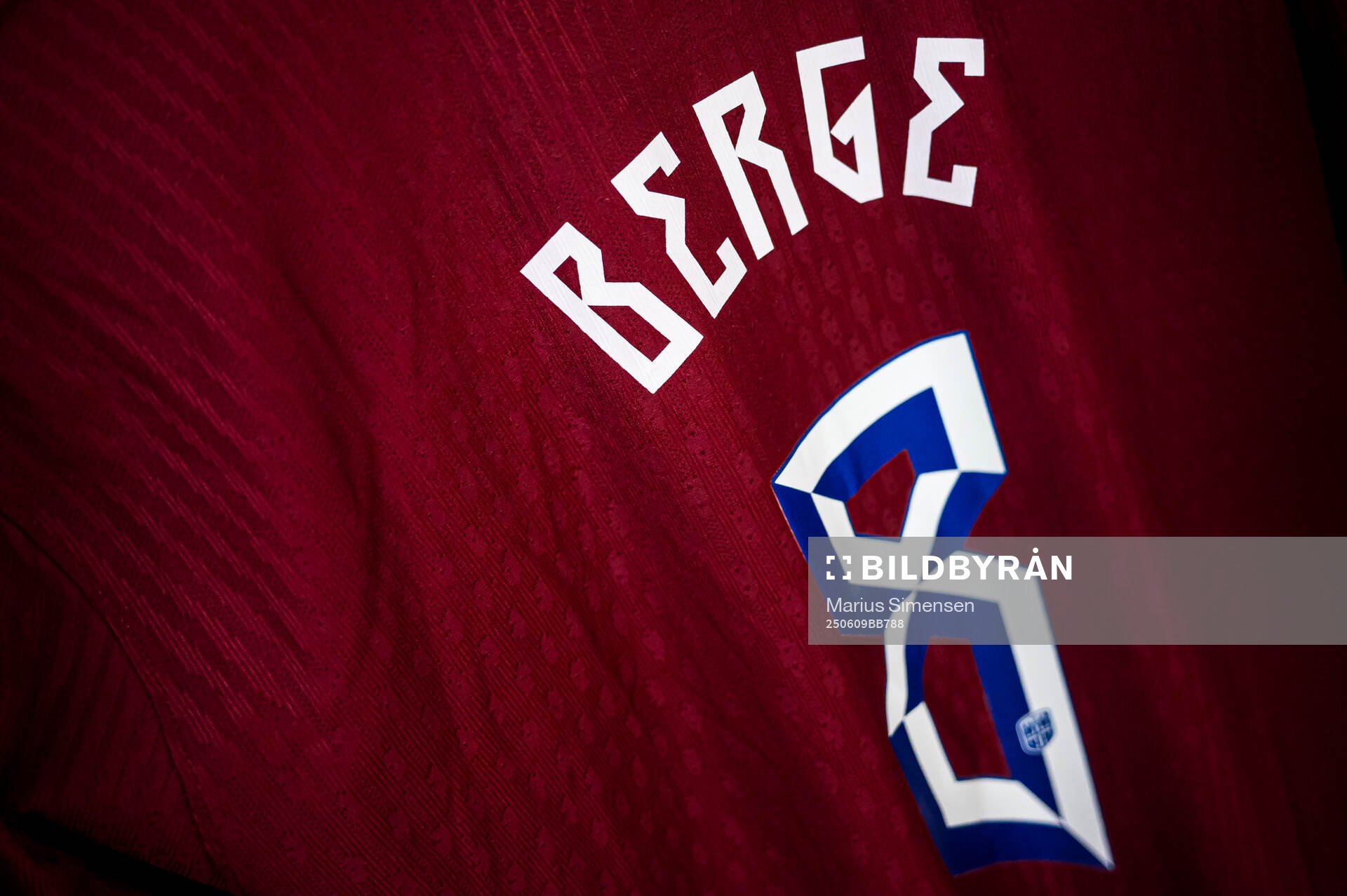 Shirt of Sander Berge of Norway