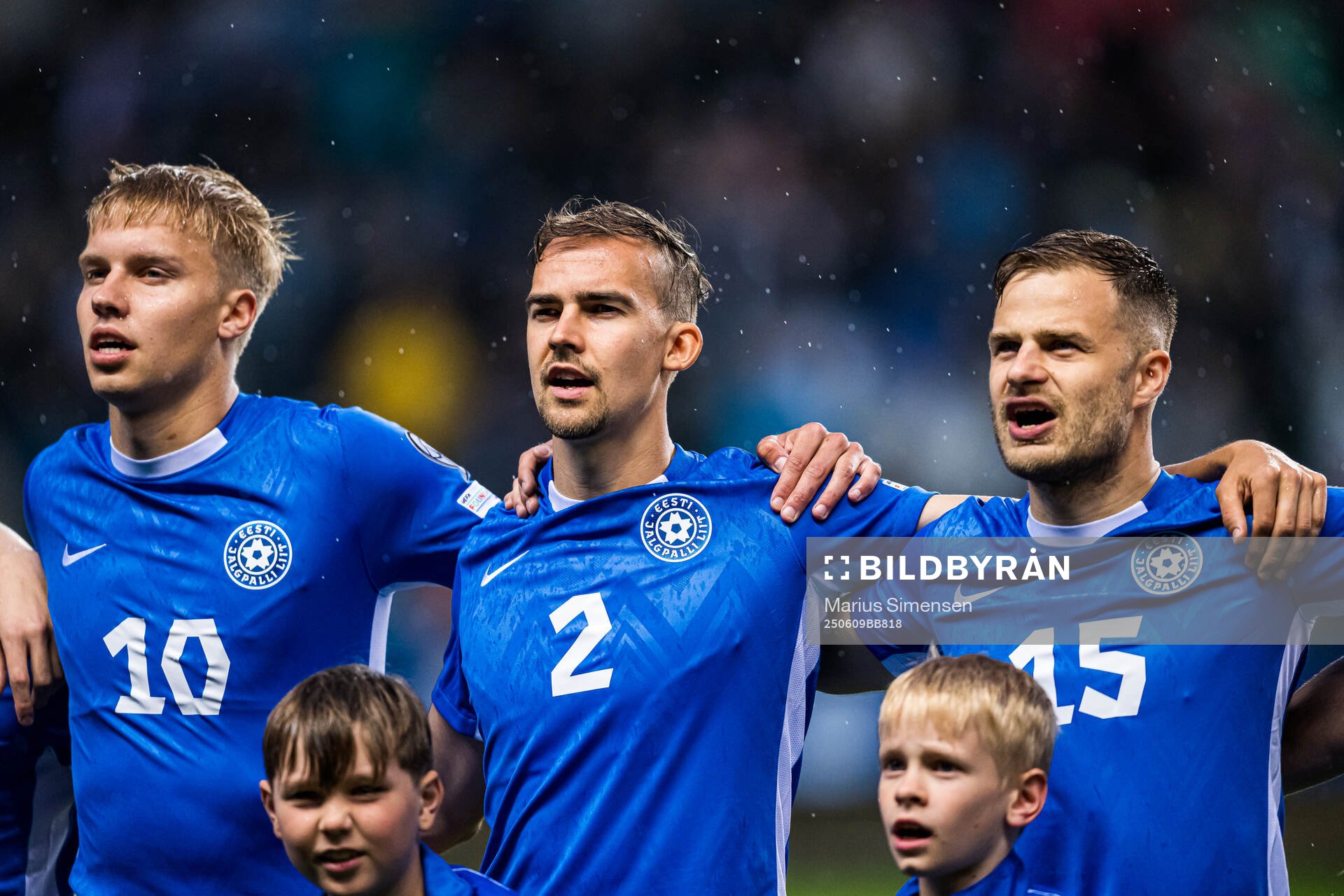 Kevor Palumets, Märten Kuusk and Rauno Sappinen of Estonia