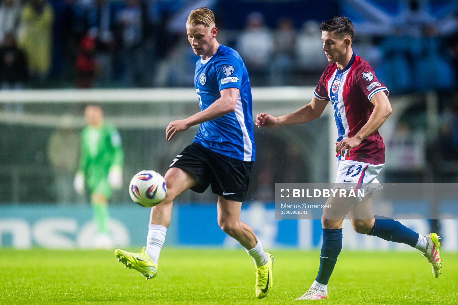 Rocco Shein of Estonia and Lasse Berg Johnsen of Norway