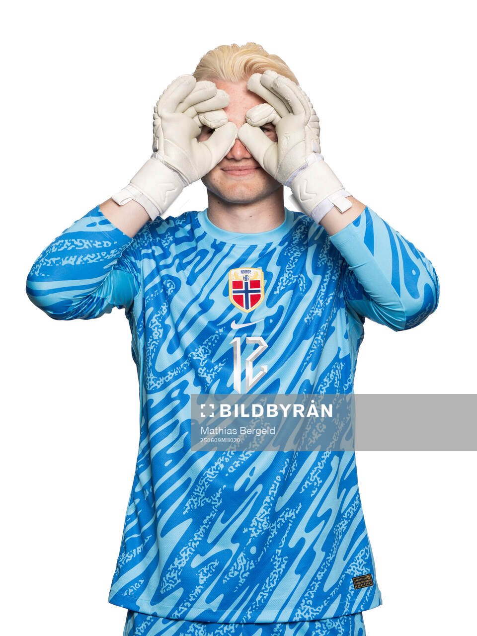 Goalkeeper Magnus Stær-Jensen of the Norwegian under-19