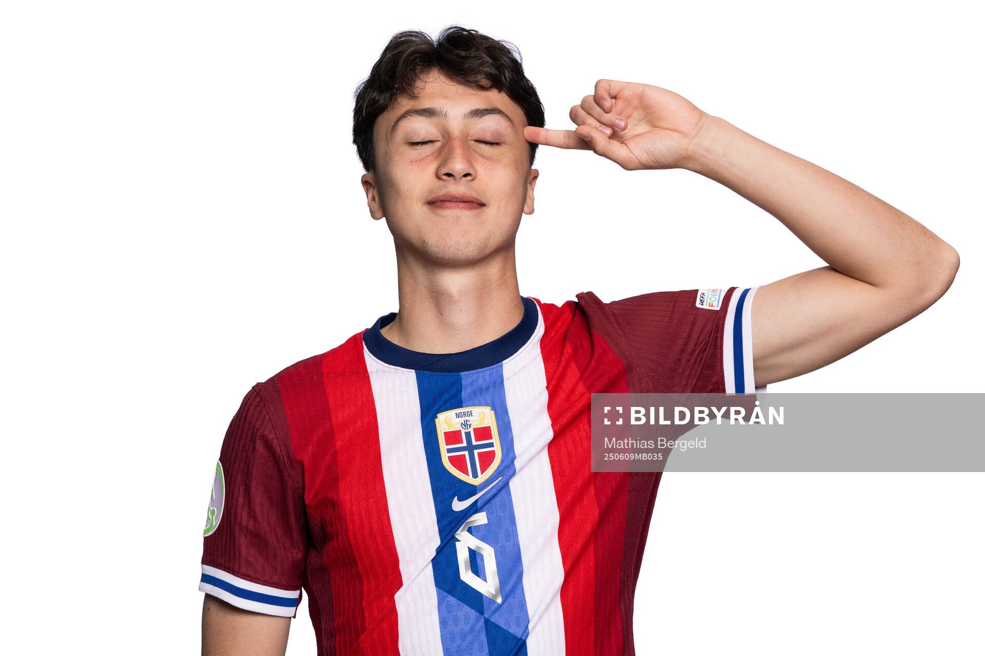 Andreas Heredia-Randen of the Norwegian under-19 national