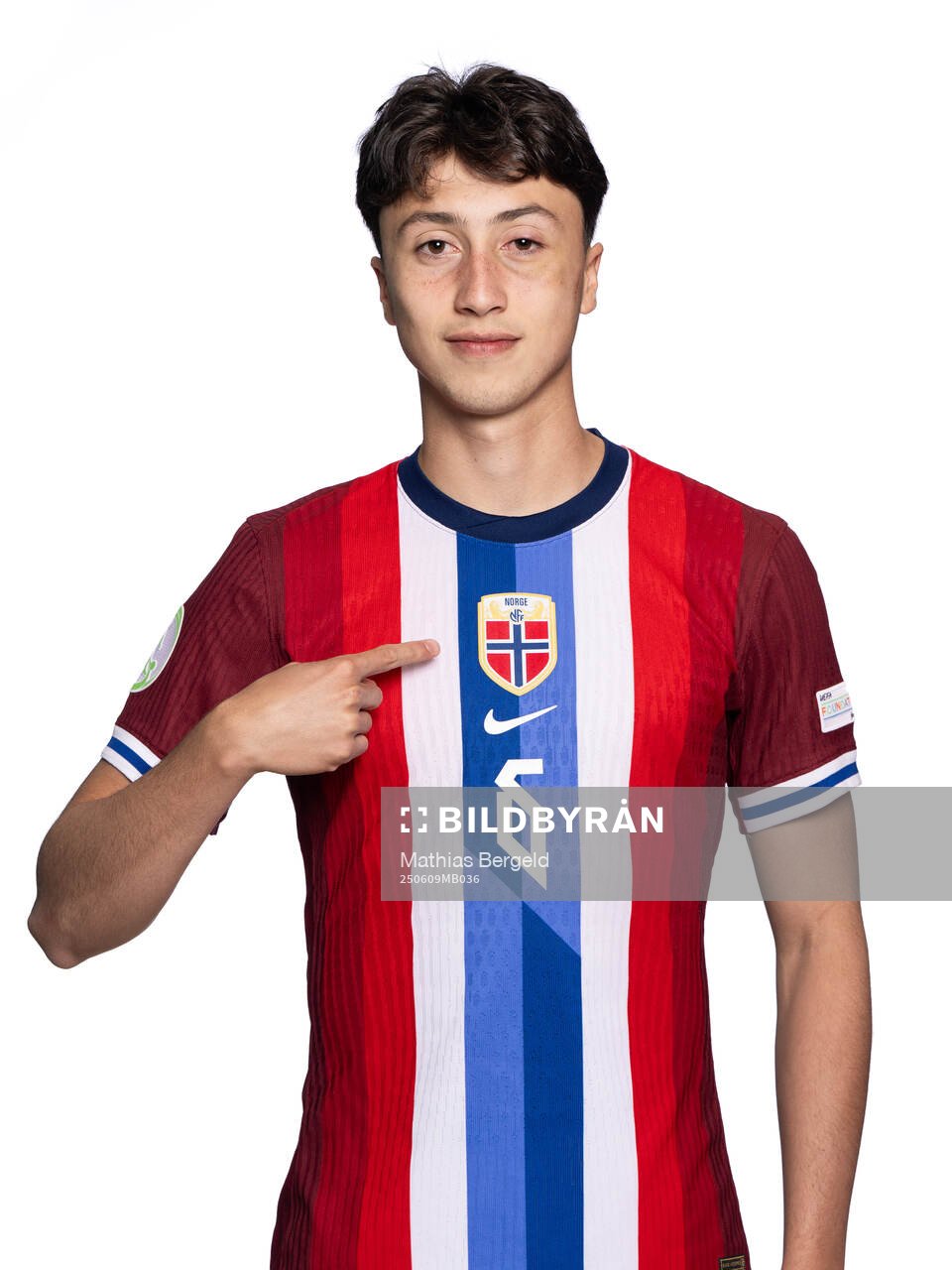 Andreas Heredia-Randen of the Norwegian under-19 national