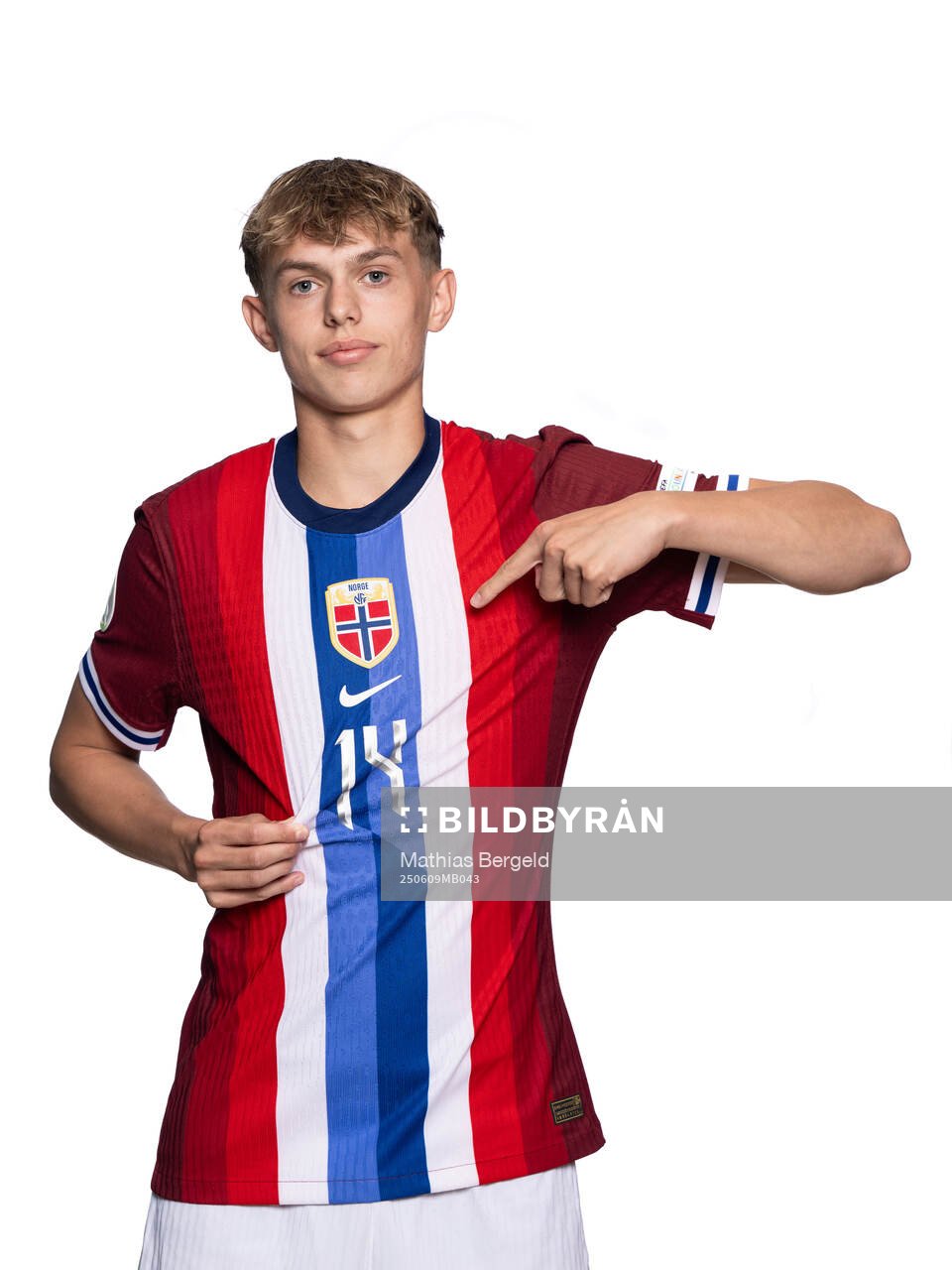 Troy Engseth Nyhammer of the Norwegian under-19 national