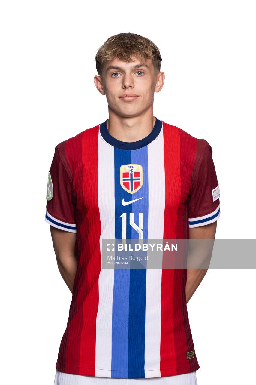 Troy Engseth Nyhammer of the Norwegian under-19 national