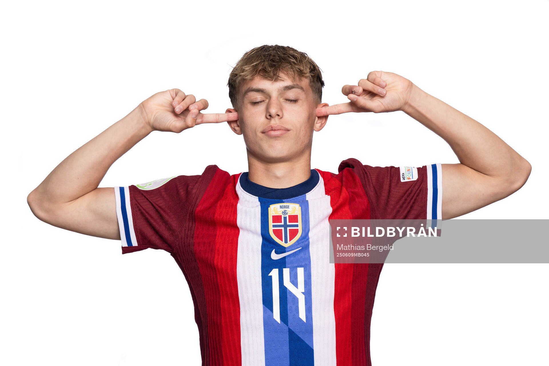 Troy Engseth Nyhammer of the Norwegian under-19 national