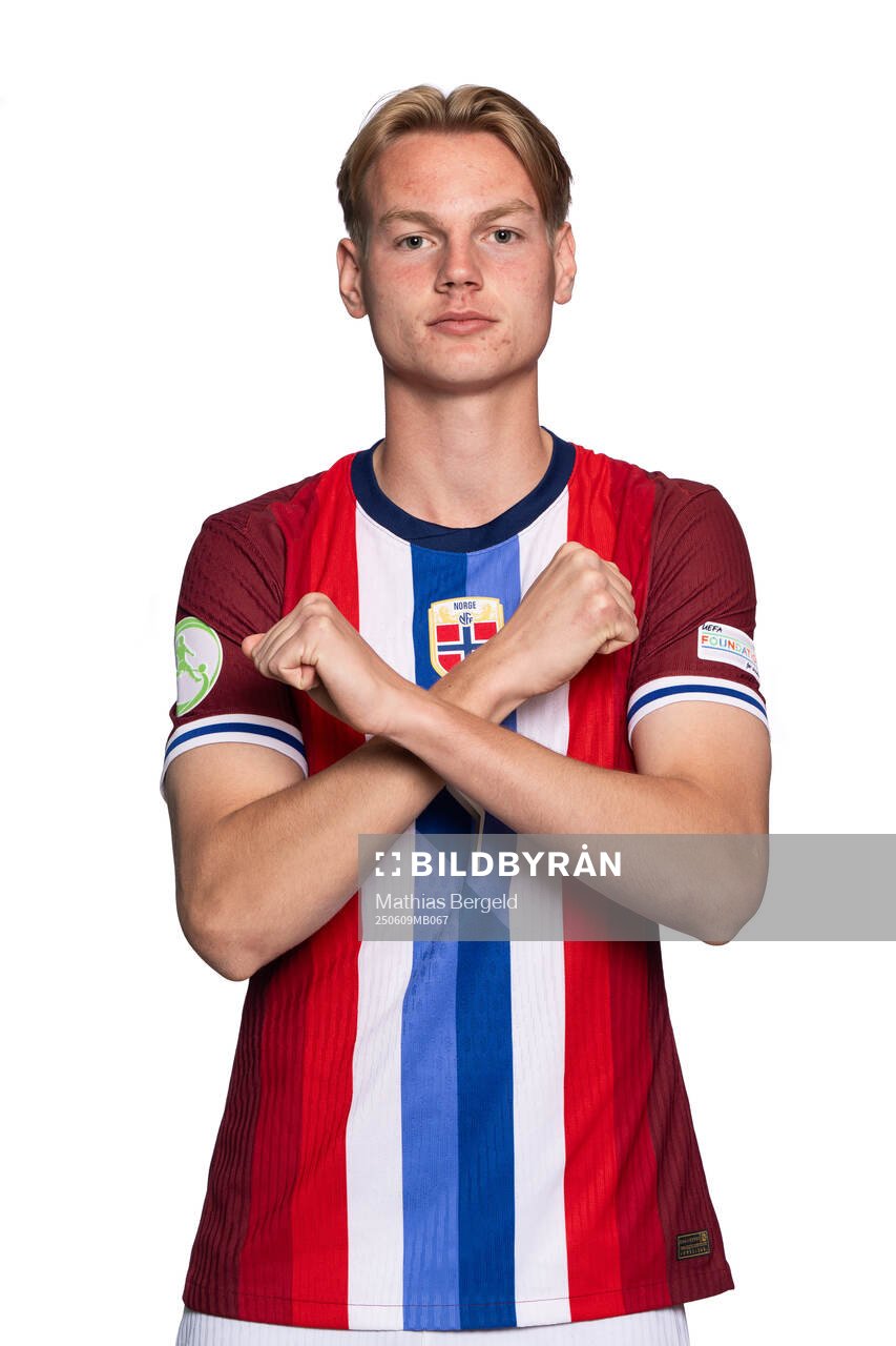 Fillip Voster Botnen of the Norwegian under-19 national