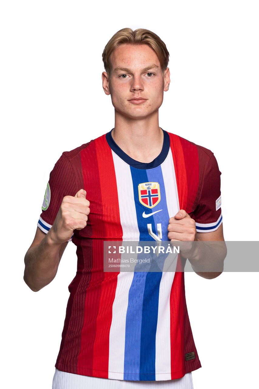 Fillip Voster Botnen of the Norwegian under-19 national