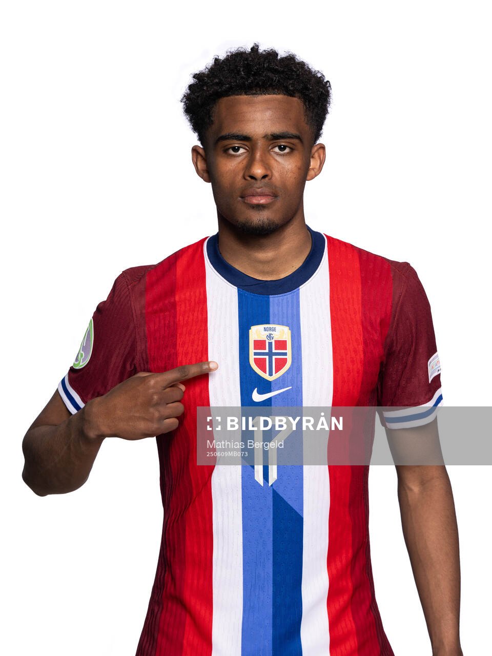 Fanuel Ghebreyohannes of the Norwegian under-19 national