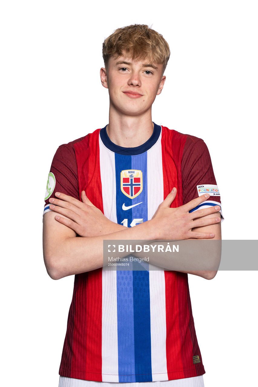 Niklas Kemp Fuglestad of the Norwegian under-19 national