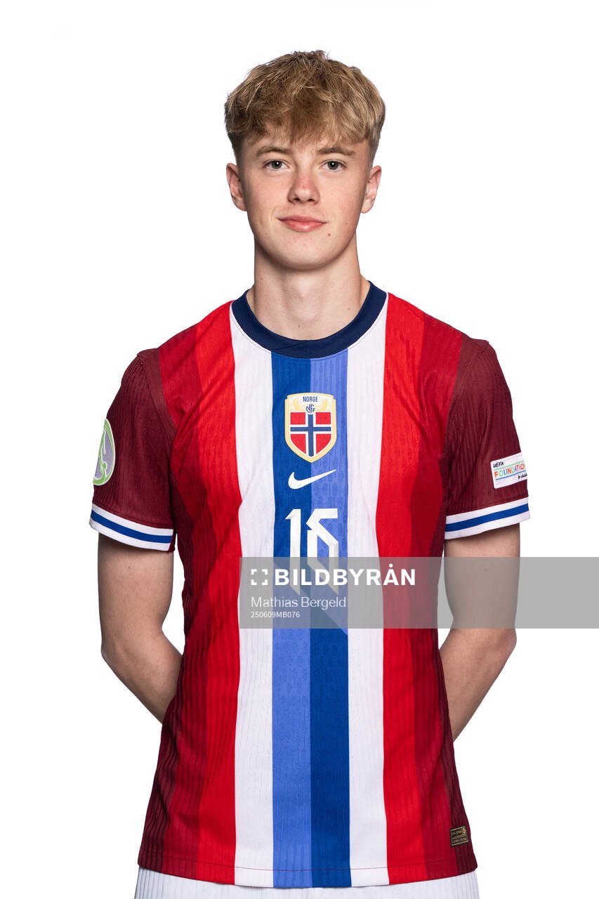 Niklas Kemp Fuglestad of the Norwegian under-19 national
