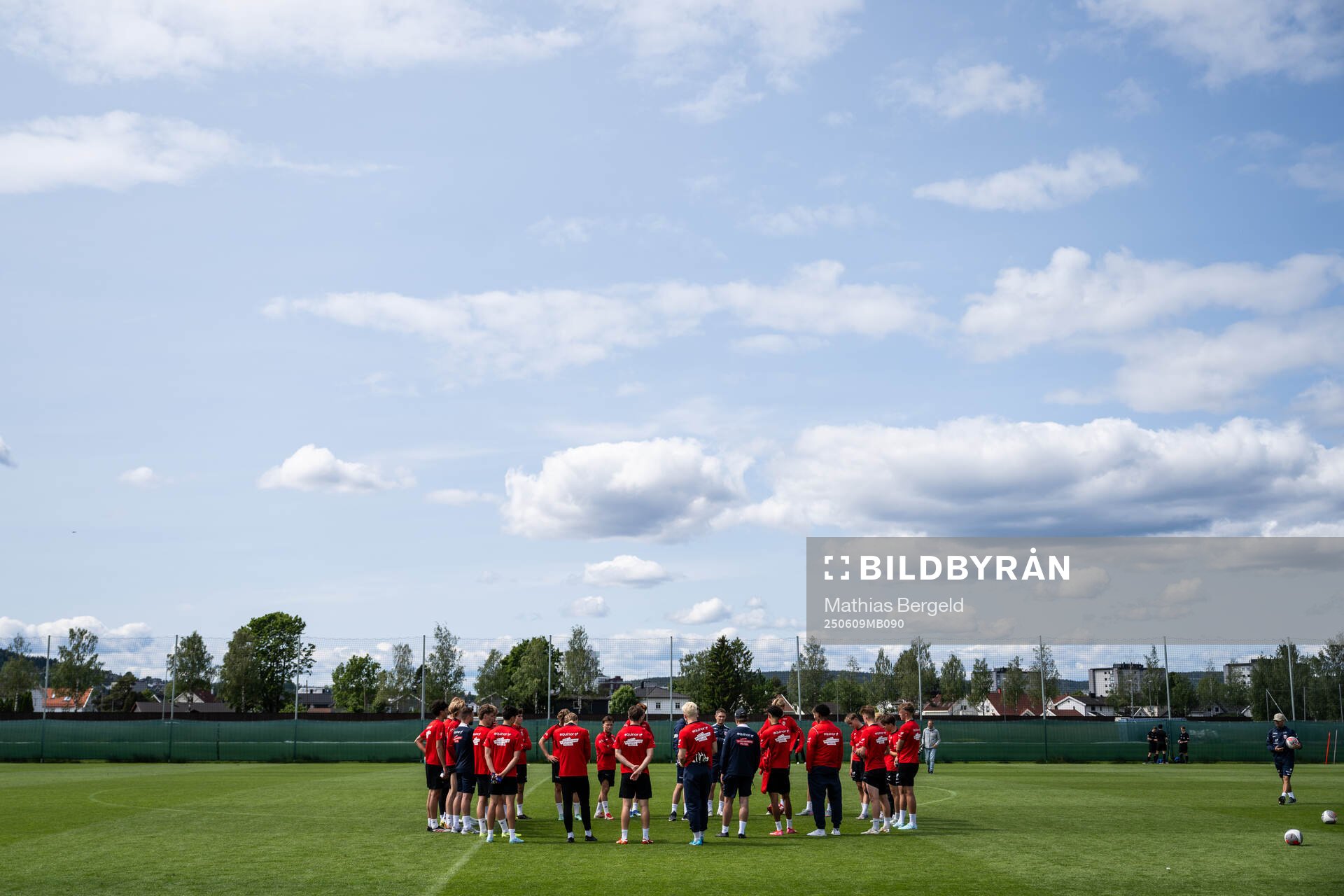 Players of the Norwegian under-19 national football team
