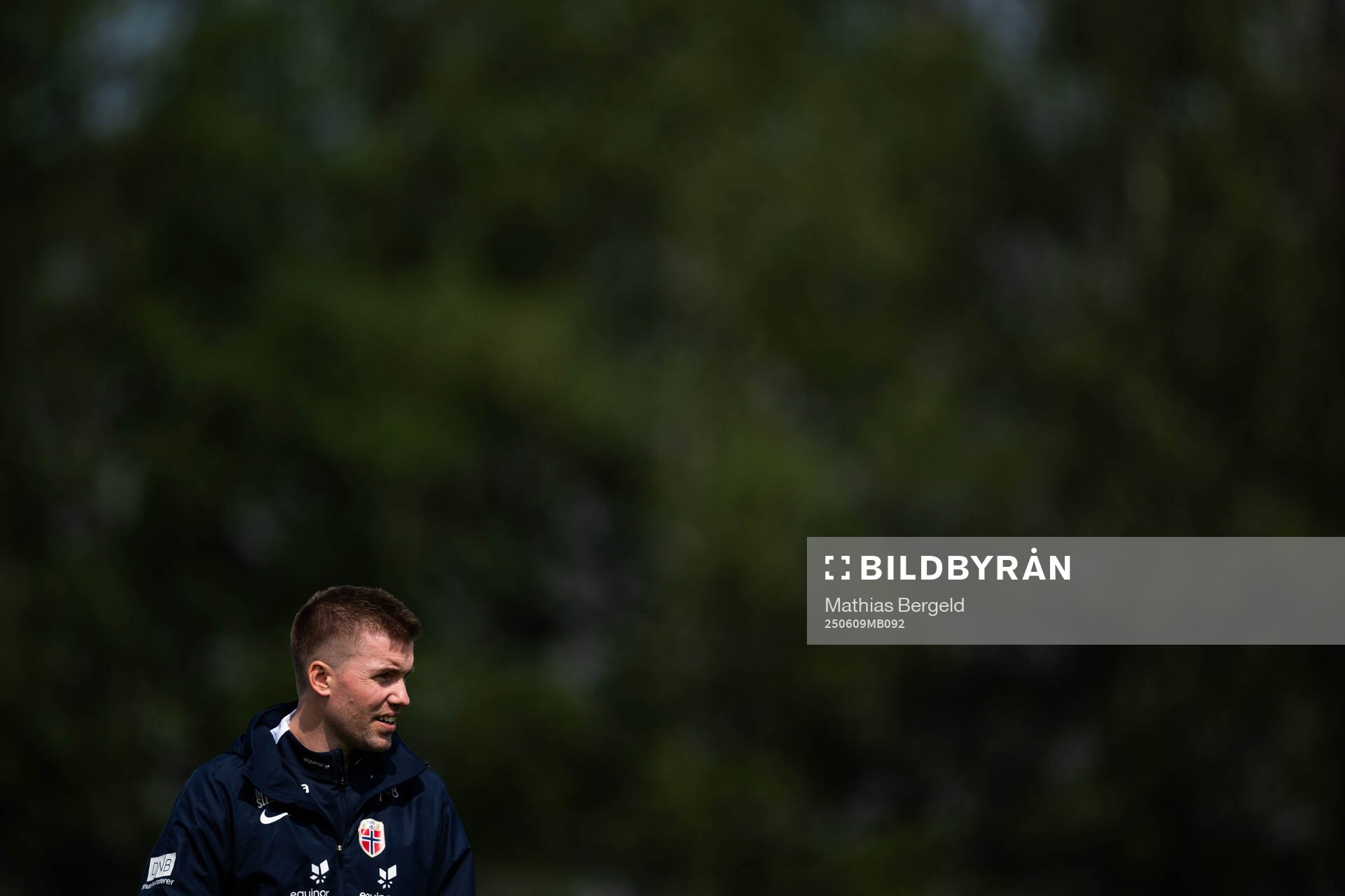 Head coach Even Sel of the Norwegian under-19 national