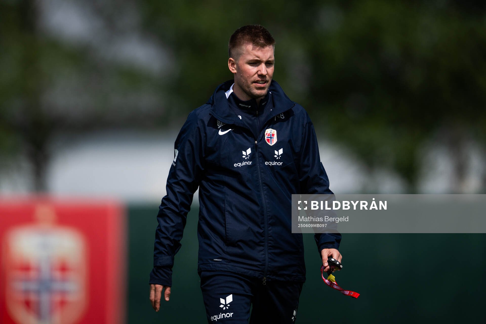 Head coach Even Sel of the Norwegian under-19 national