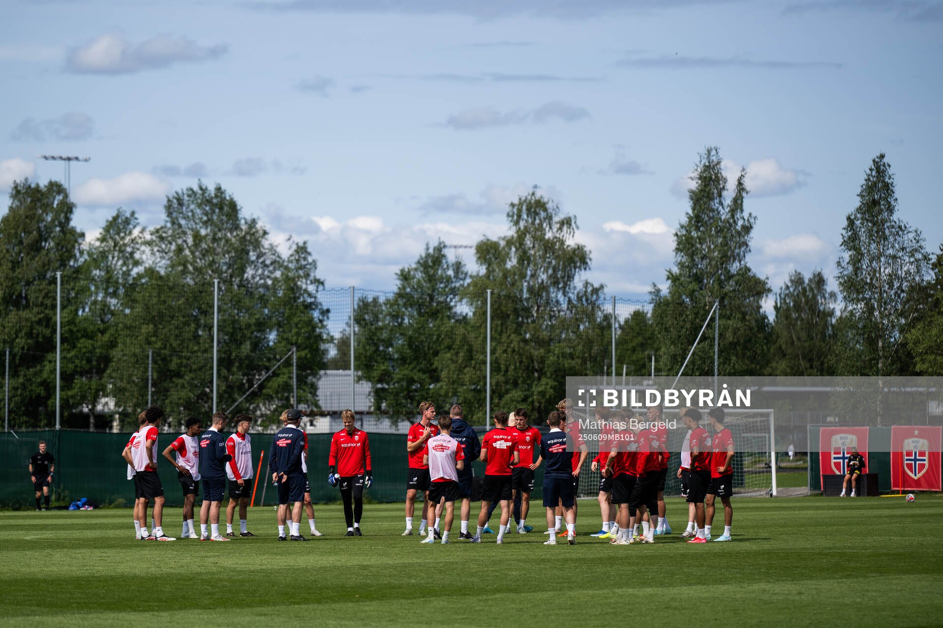Players of the Norwegian under-19 national football team