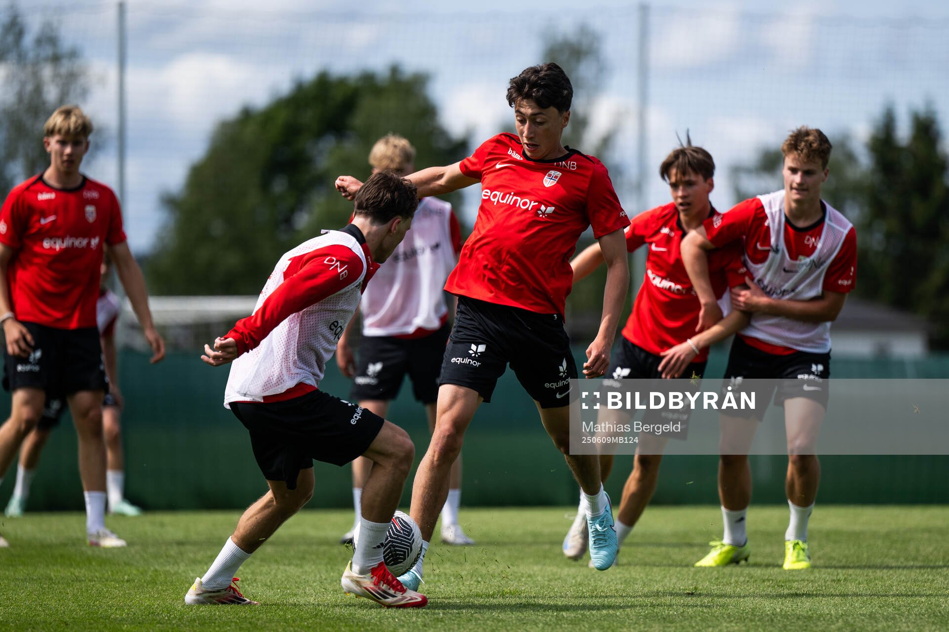 Andreas Heredia-Randen of the Norwegian under-19 national