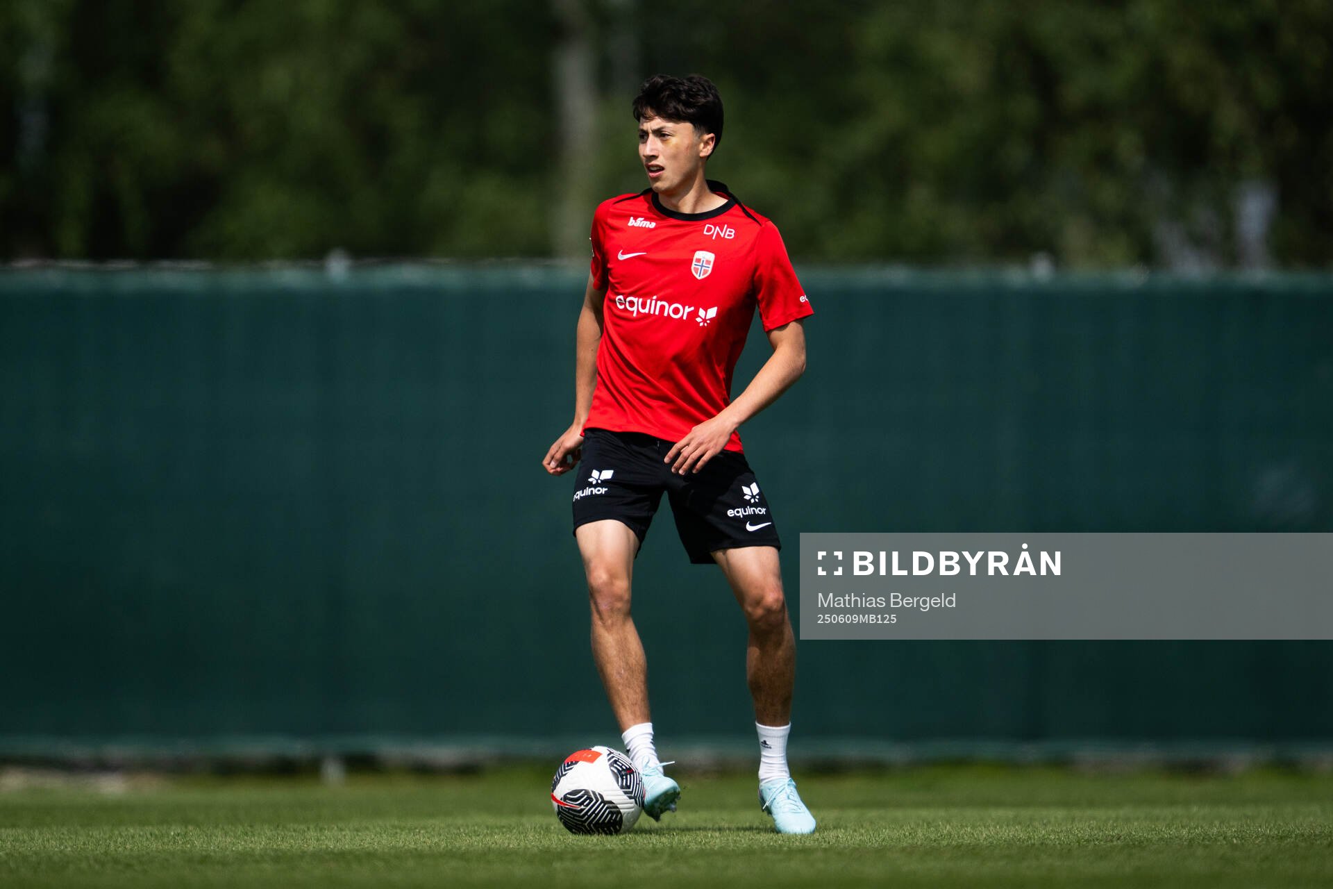 Andreas Heredia-Randen of the Norwegian under-19 national
