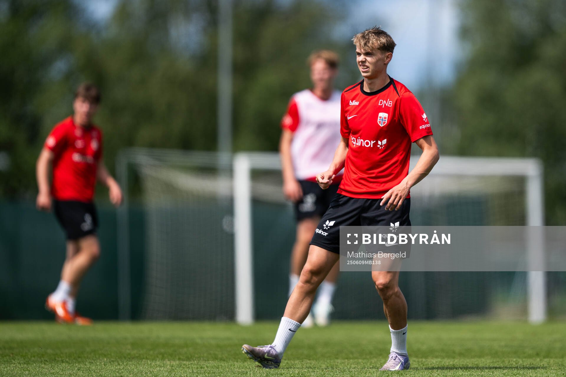 Troy Engseth Nyhammer of the Norwegian under-19 national