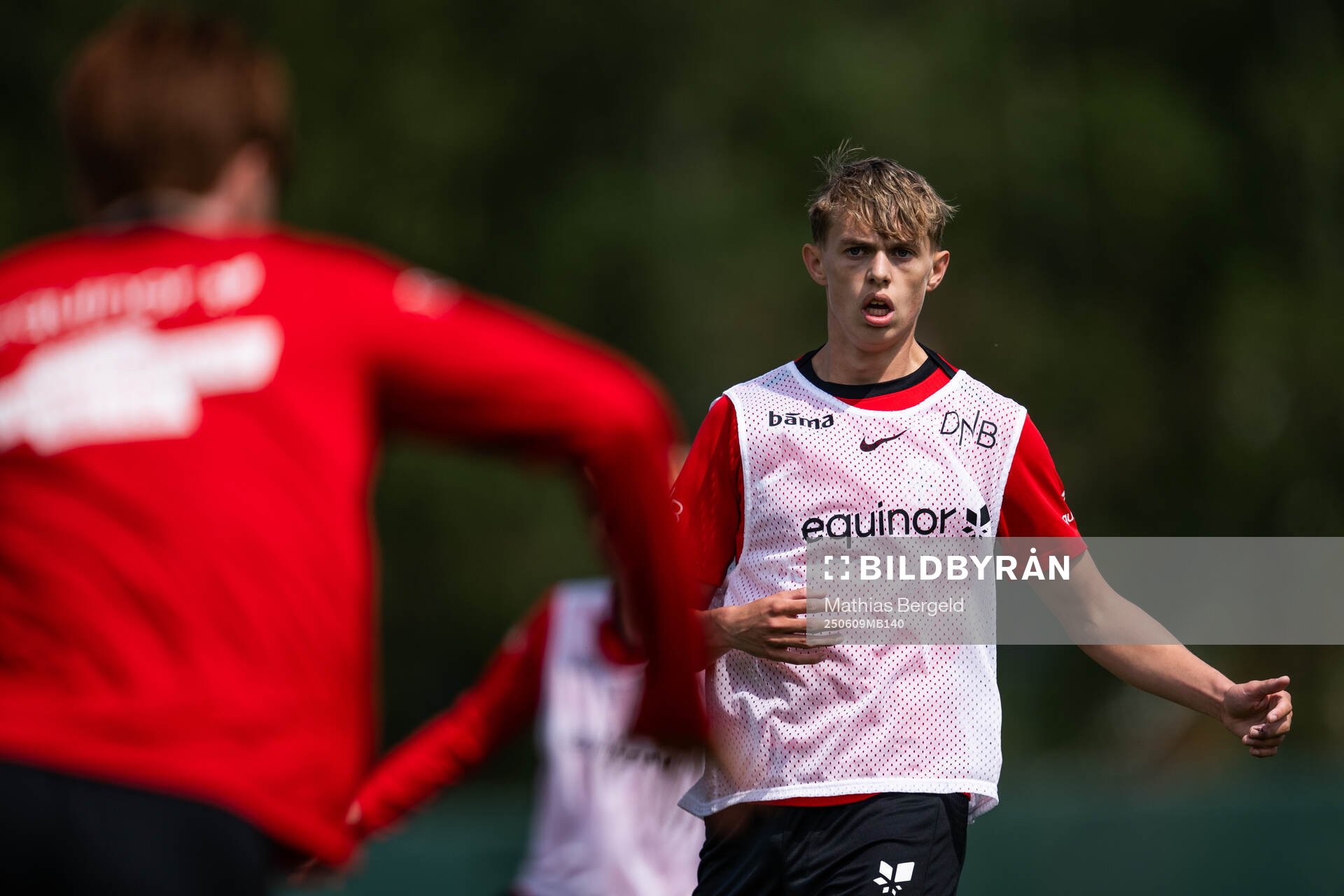 Troy Engseth Nyhammer of the Norwegian under-19 national