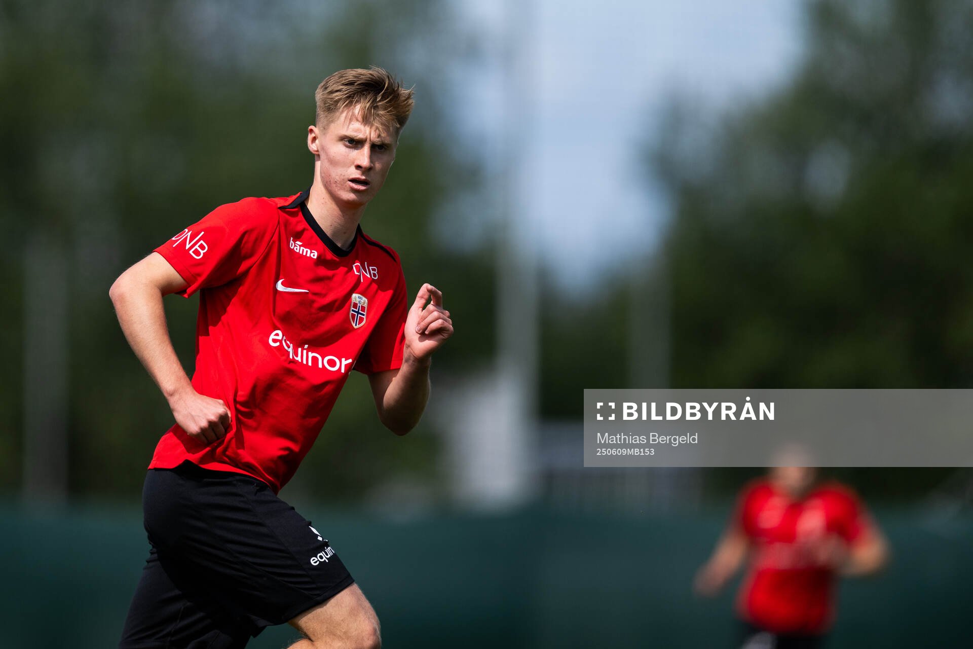 Lars Remmem of the Norwegian under-19 national football team
