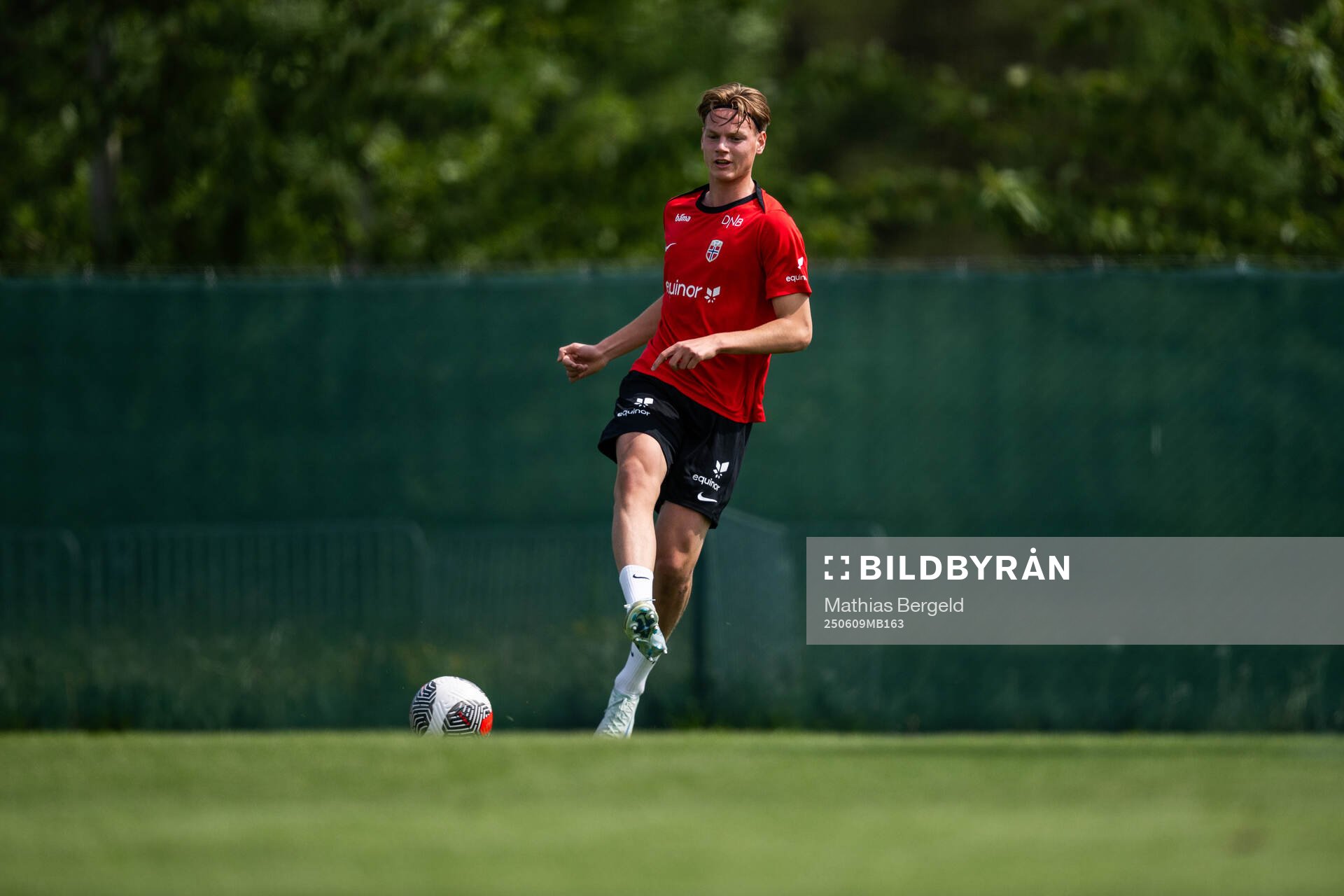 Fillip Voster Botnen of the Norwegian under-19 national