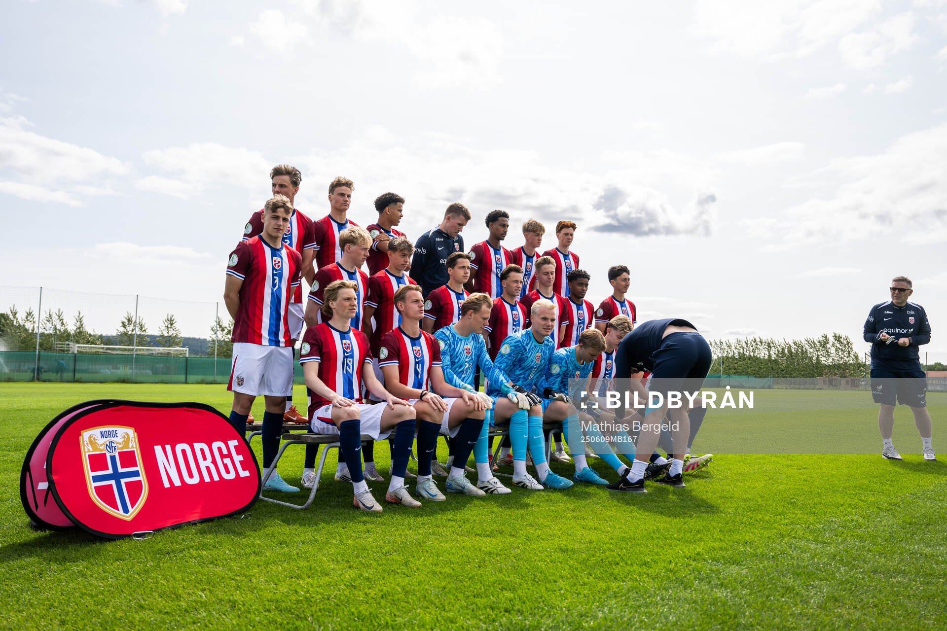 Players of the Norwegian under-19 national football team