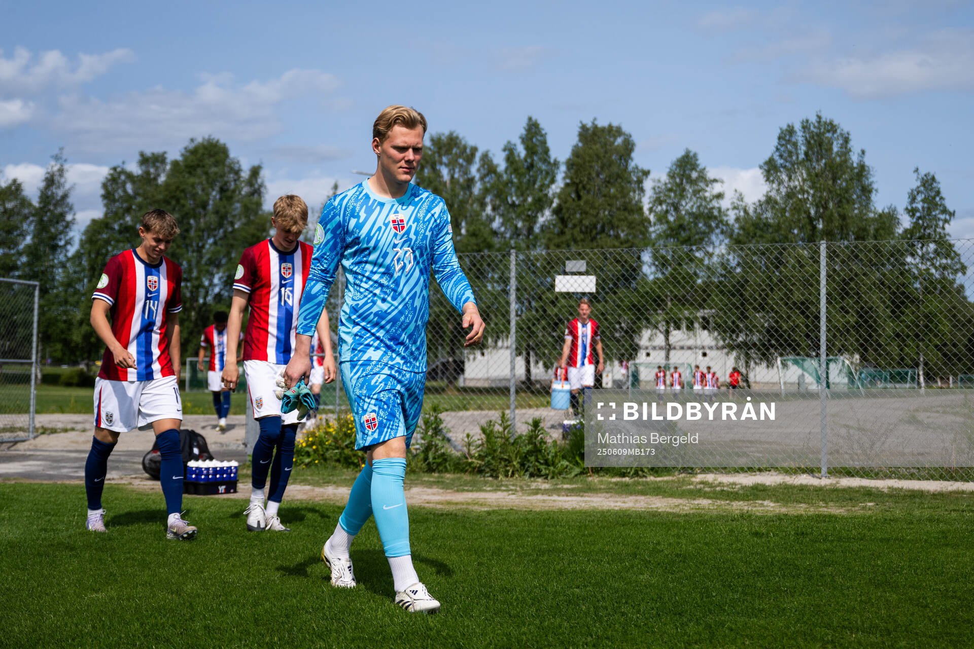 Troy Engseth Nyhammer, Niklas Kemp Fuglestad and goalkeeper