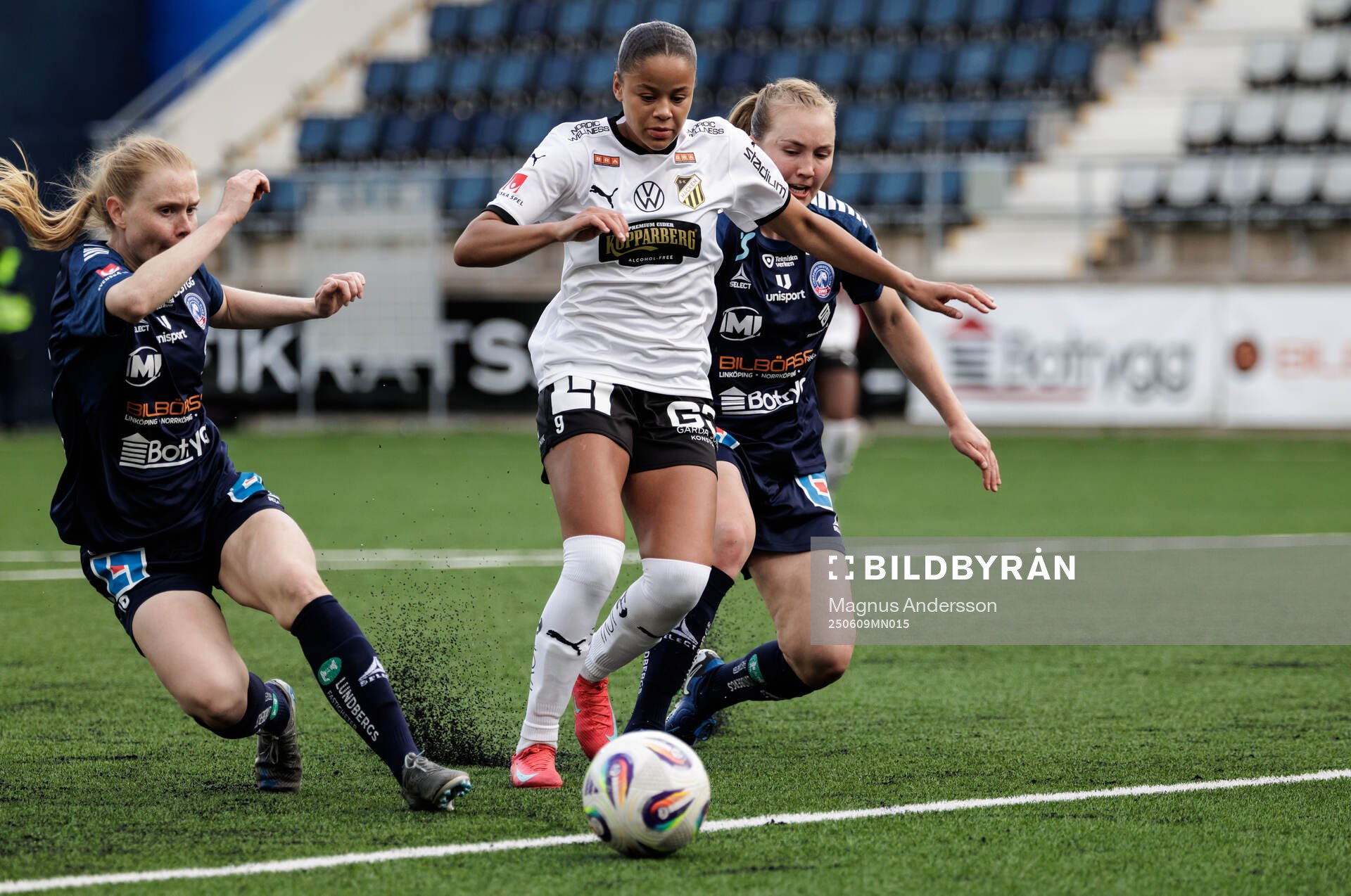 Linköpings Malin Johnsen Brenn och Häckens Felicia