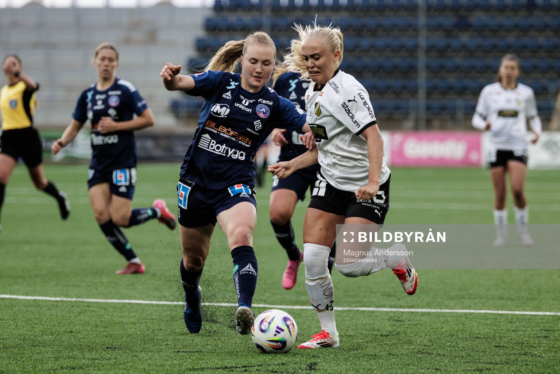 Linköpings Noor Eckhoff och Häckens Alva Selerud