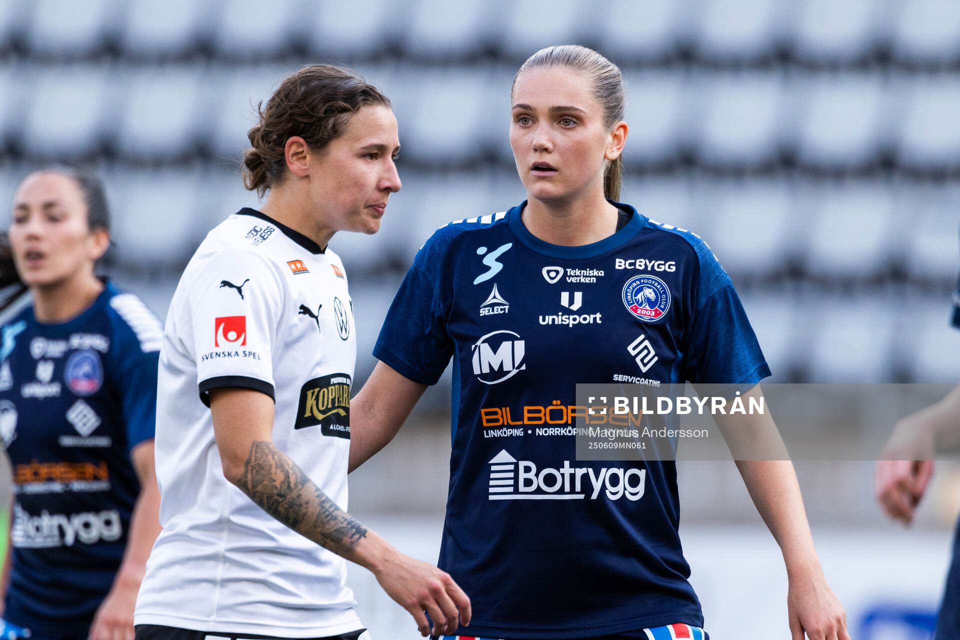 Häckens Tabby Tindell och Linköpings Irene Dirdal