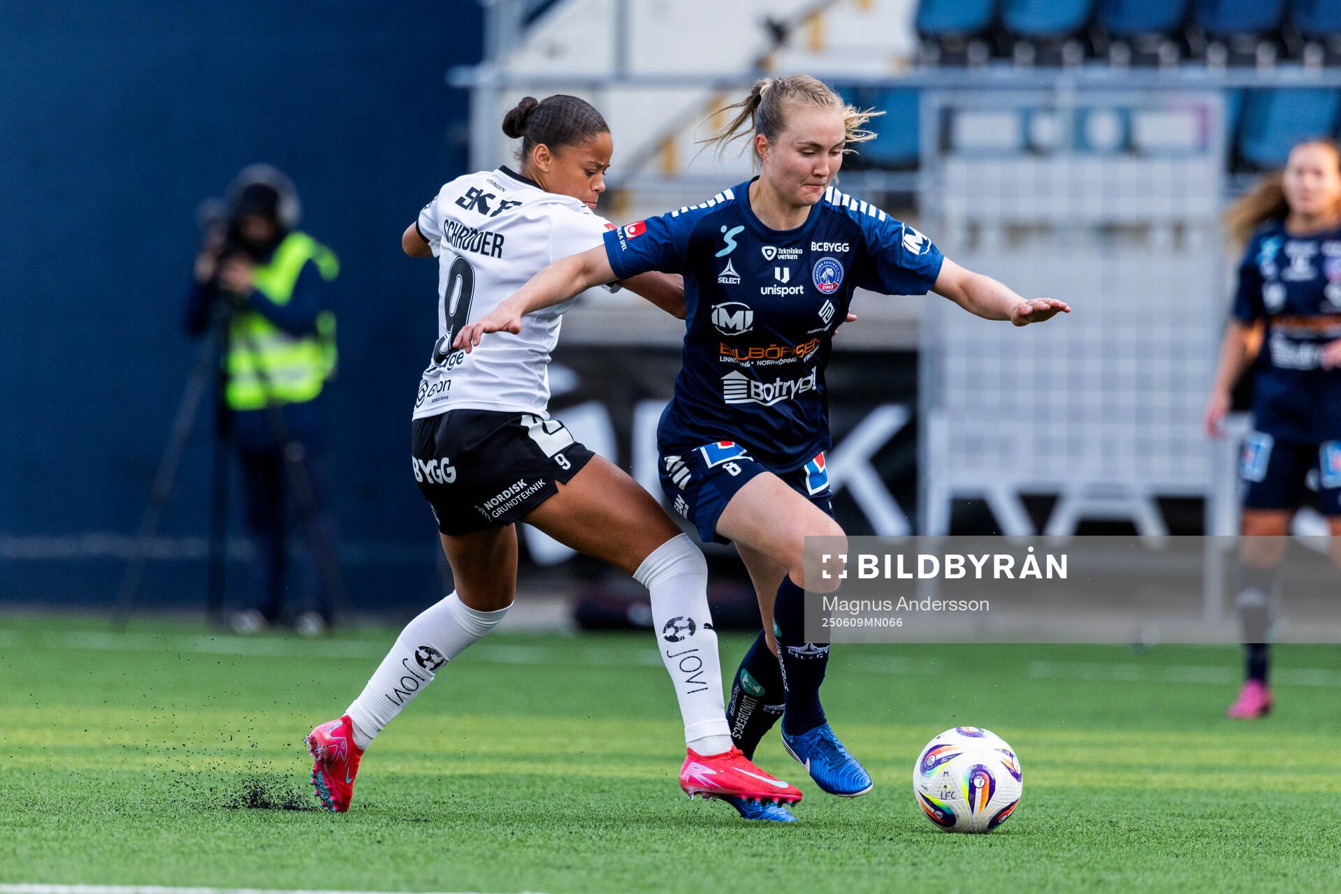 Häckens Felicia Schröder och Linköpings Noor Eckhoff
