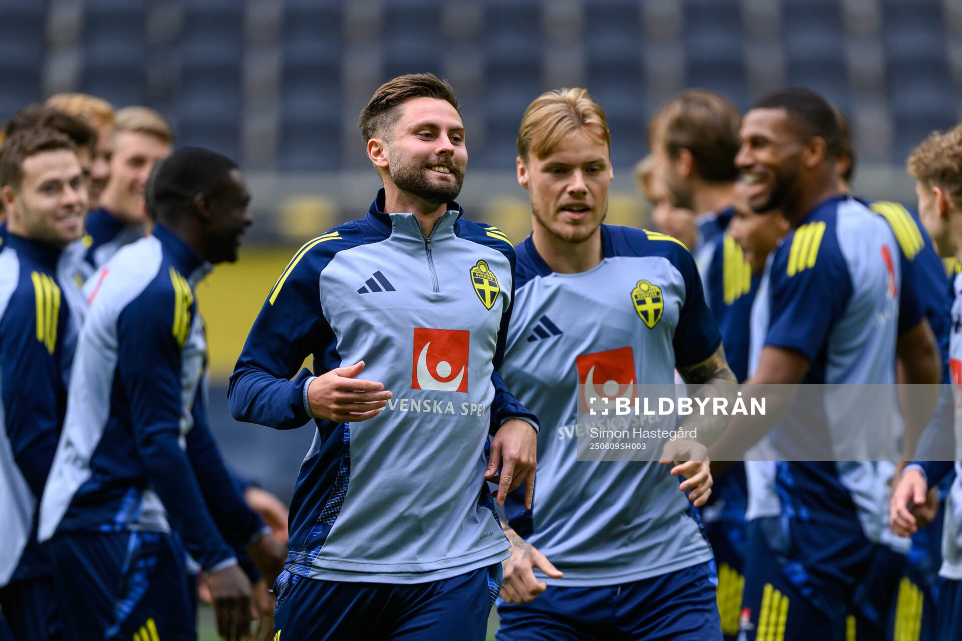 Axel Norén and Victor Eriksson of the Swedish men's