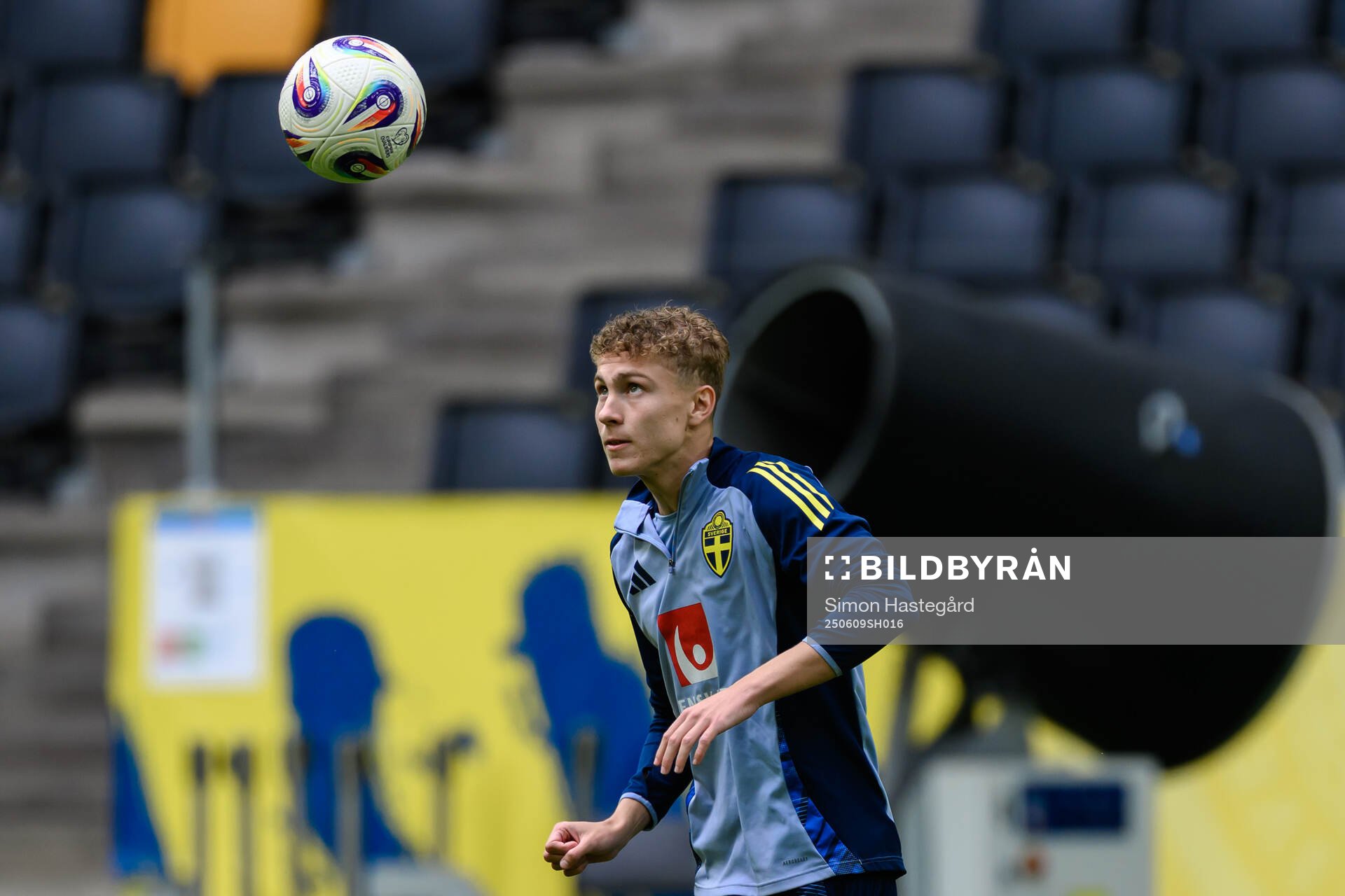Hugo Bolin of the Swedish men's national football team