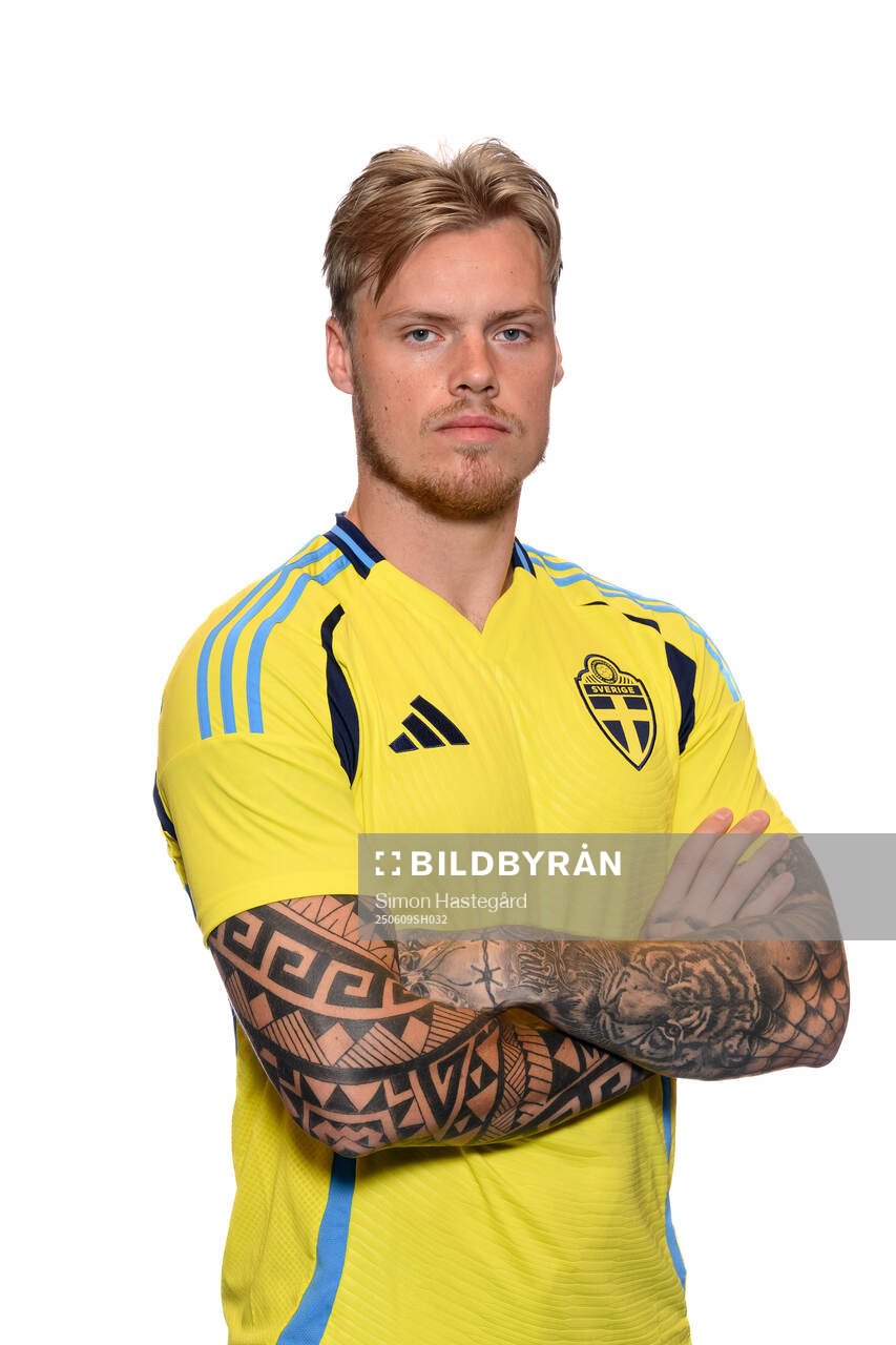 Victor Eriksson of the Swedish men's national football team
