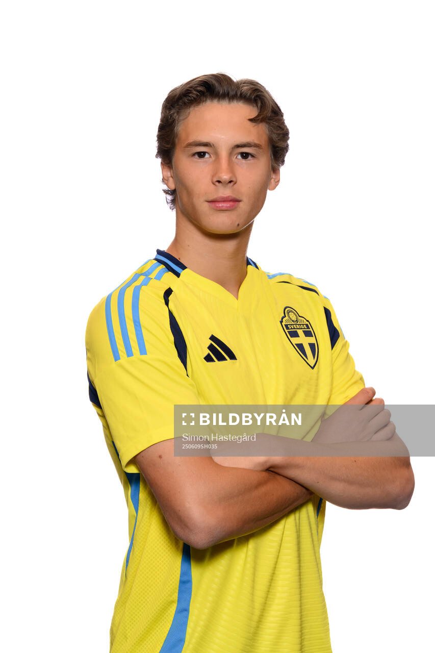 John Mellberg of the Swedish men's national football team