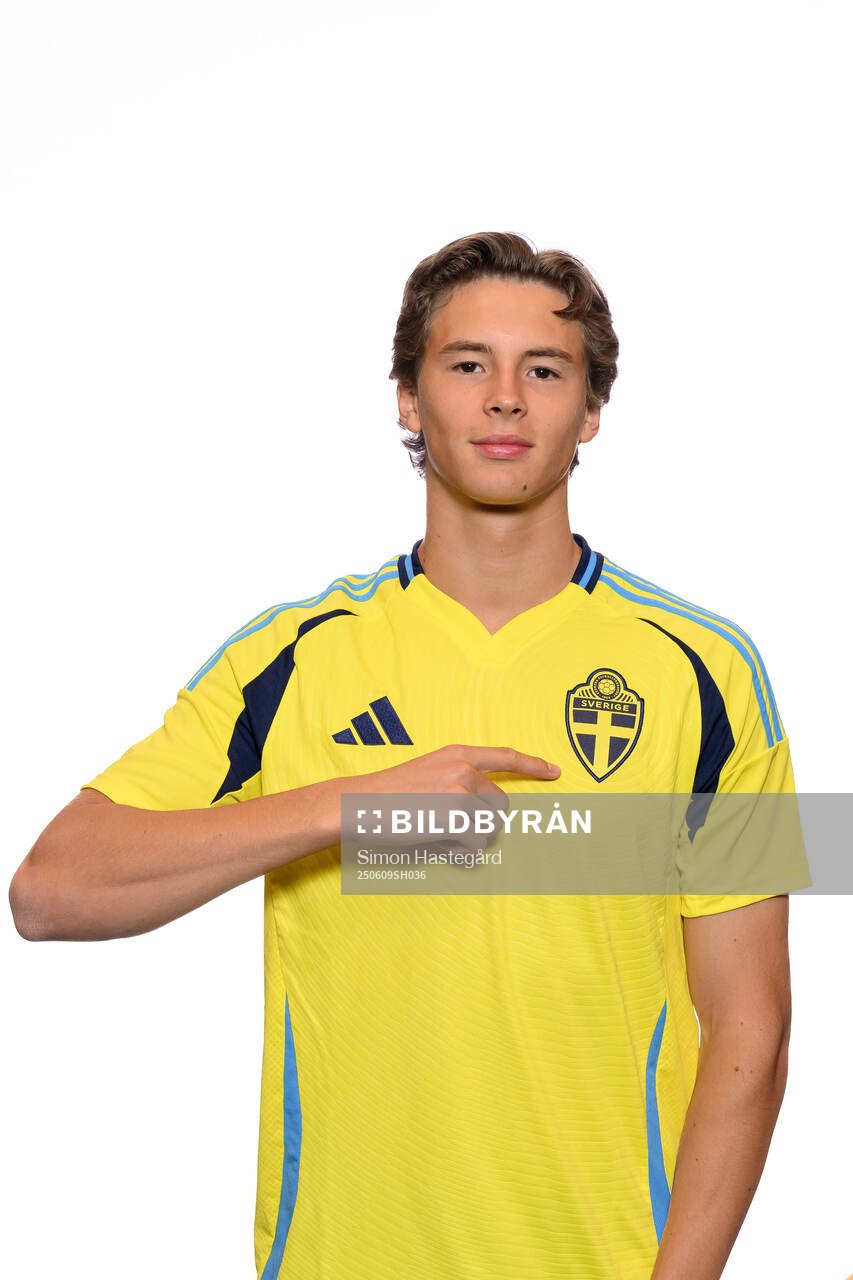 John Mellberg of the Swedish men's national football team