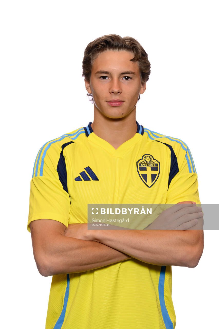 John Mellberg of the Swedish men's national football team