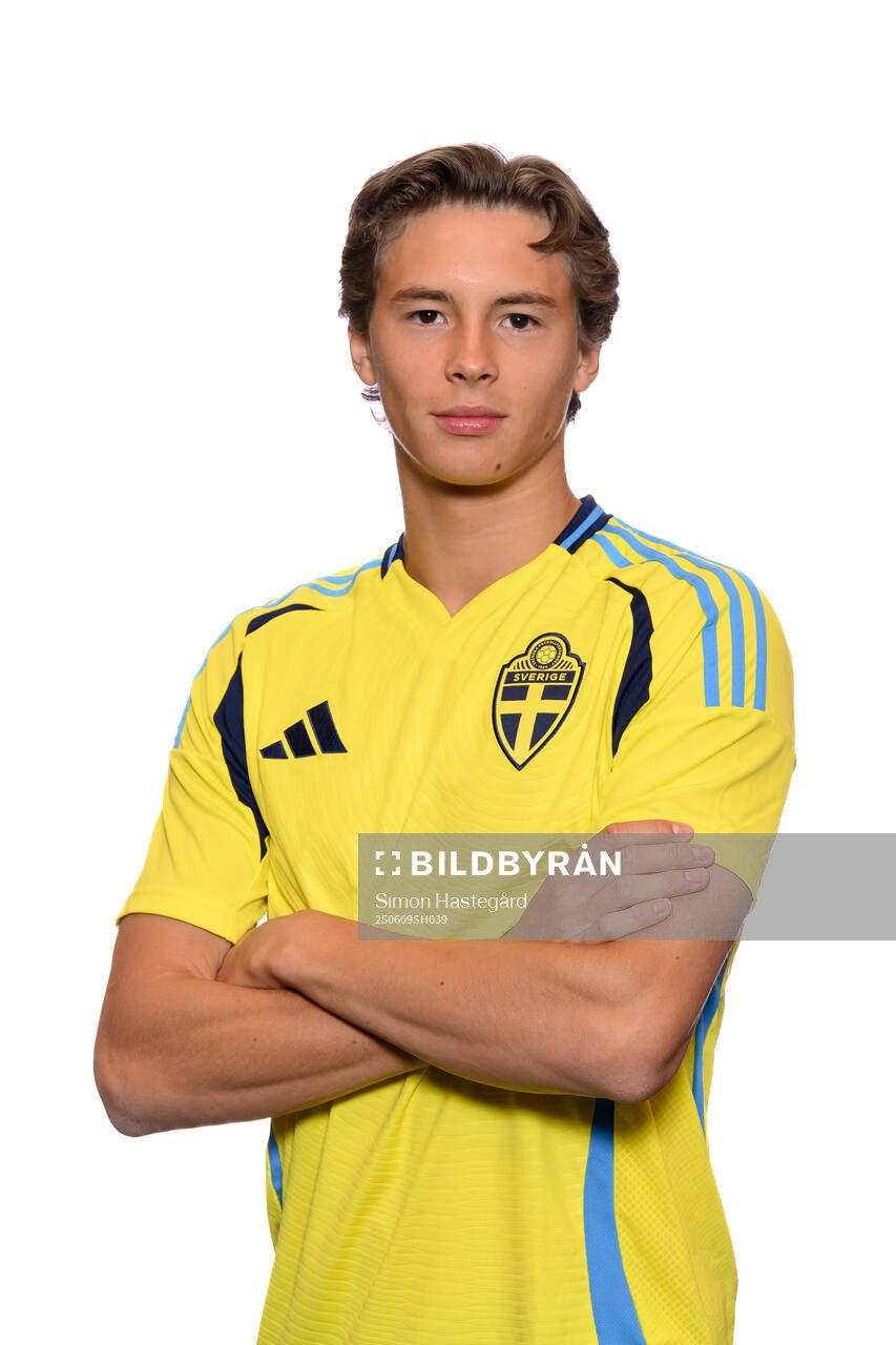 John Mellberg of the Swedish men's national football team