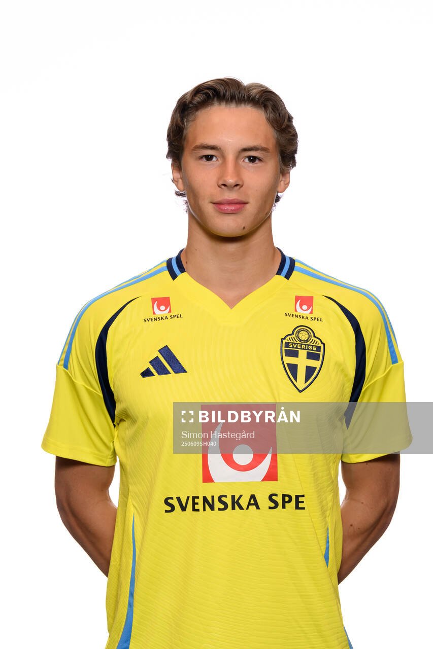 John Mellberg of the Swedish men's national football team
