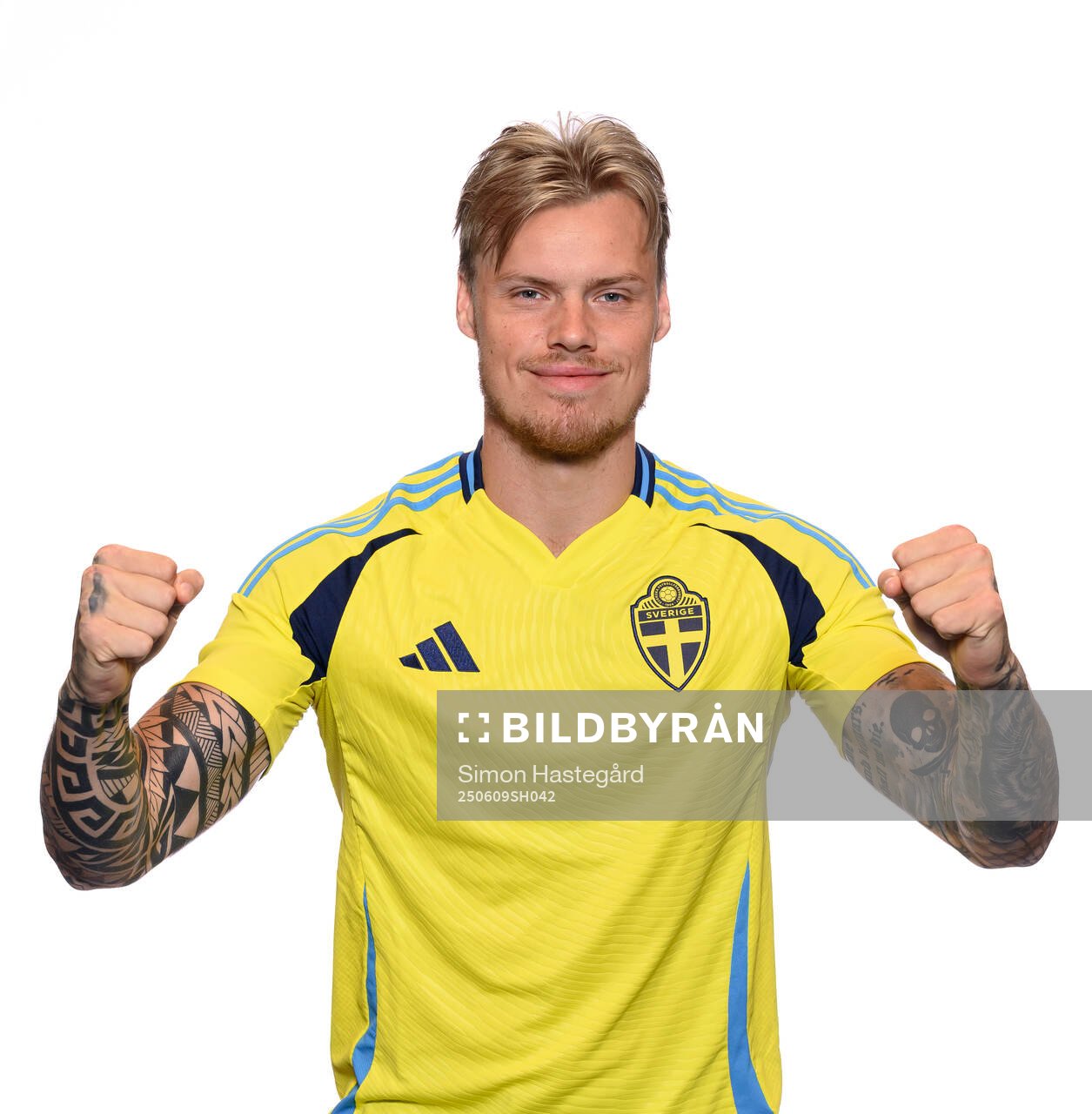 Victor Eriksson of the Swedish men's national football team